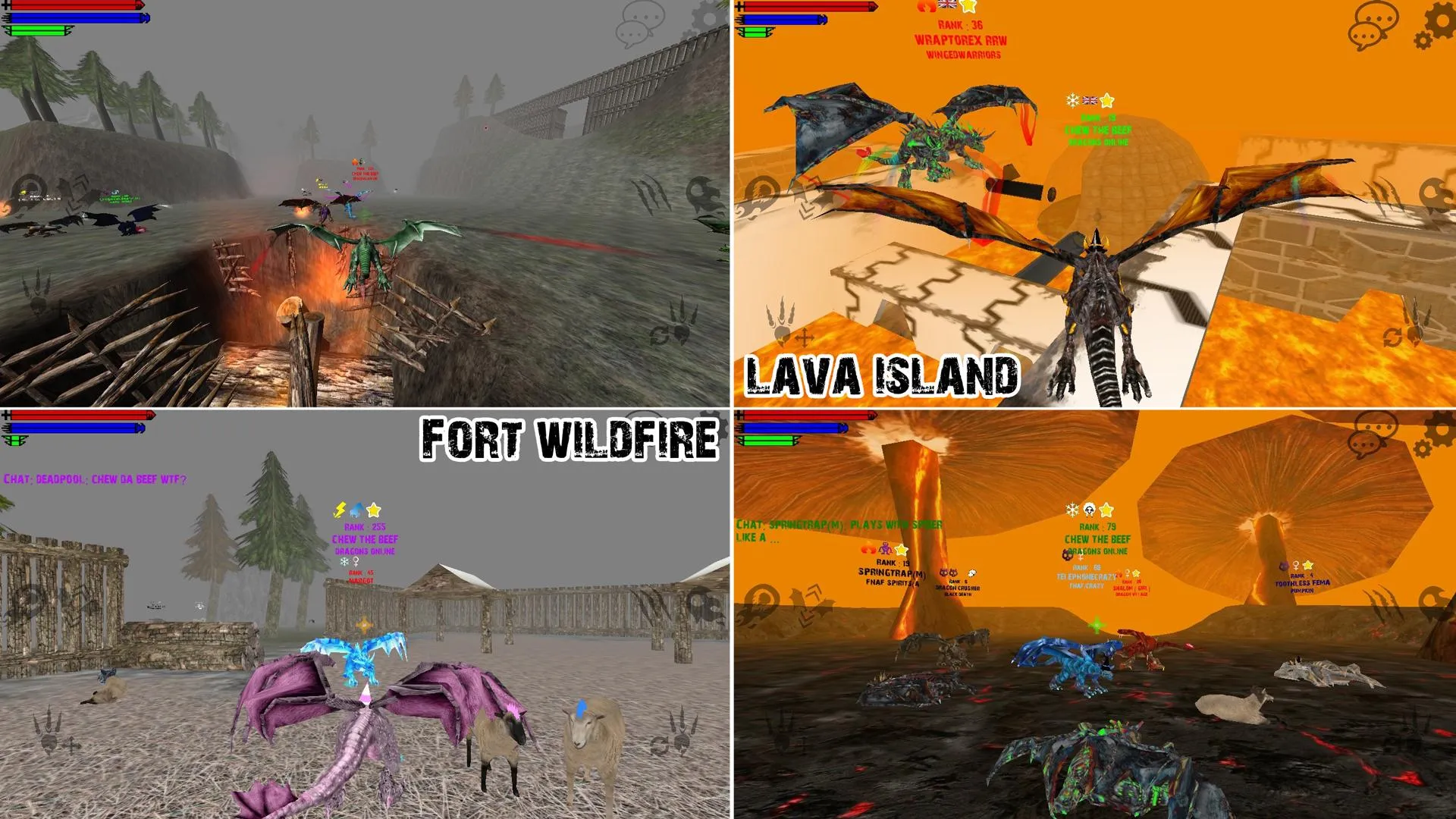 Dragons Online  3D Multiplayer | Indus Appstore | Screenshot