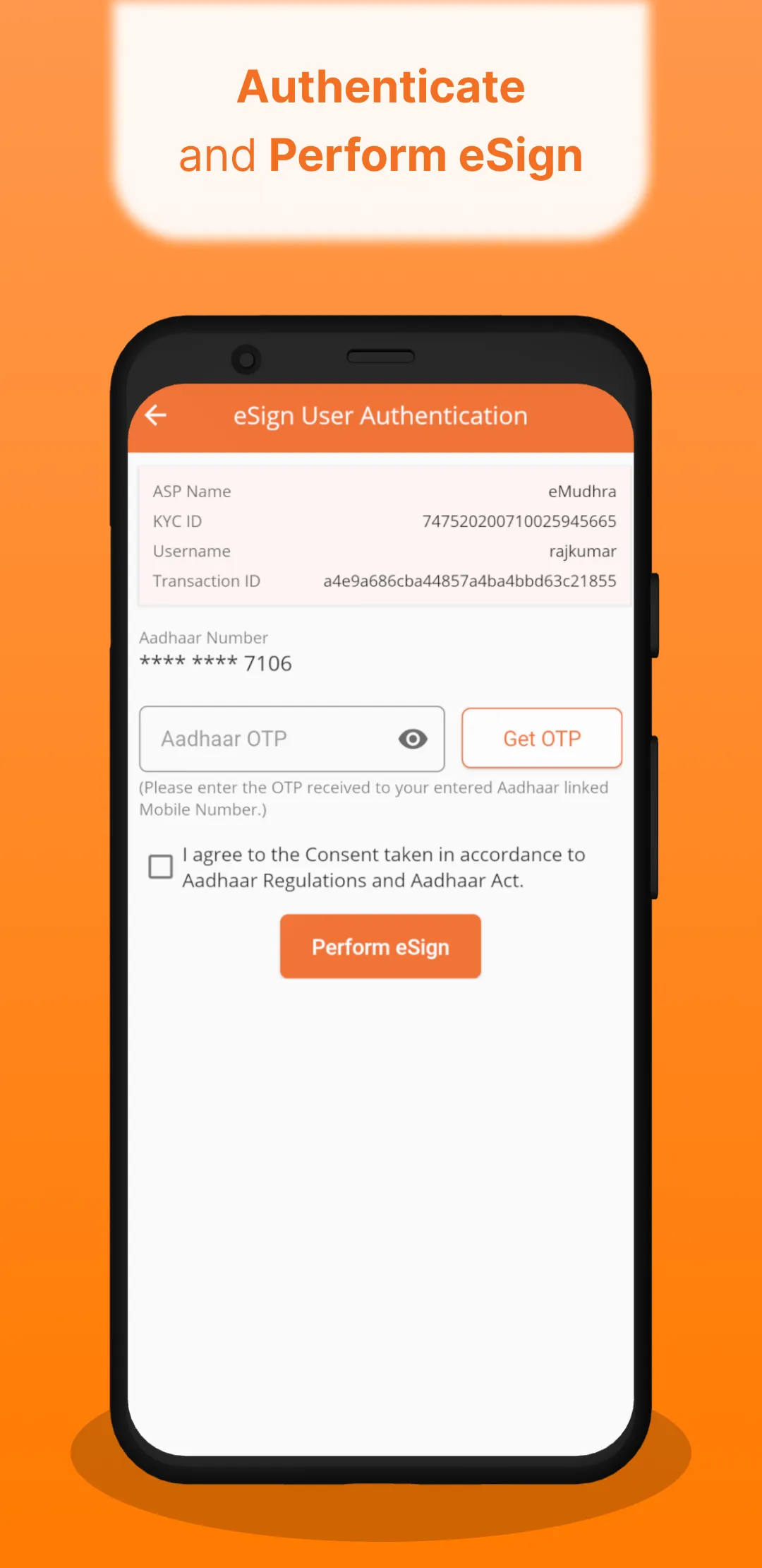 eMudhra App | Indus Appstore | Screenshot