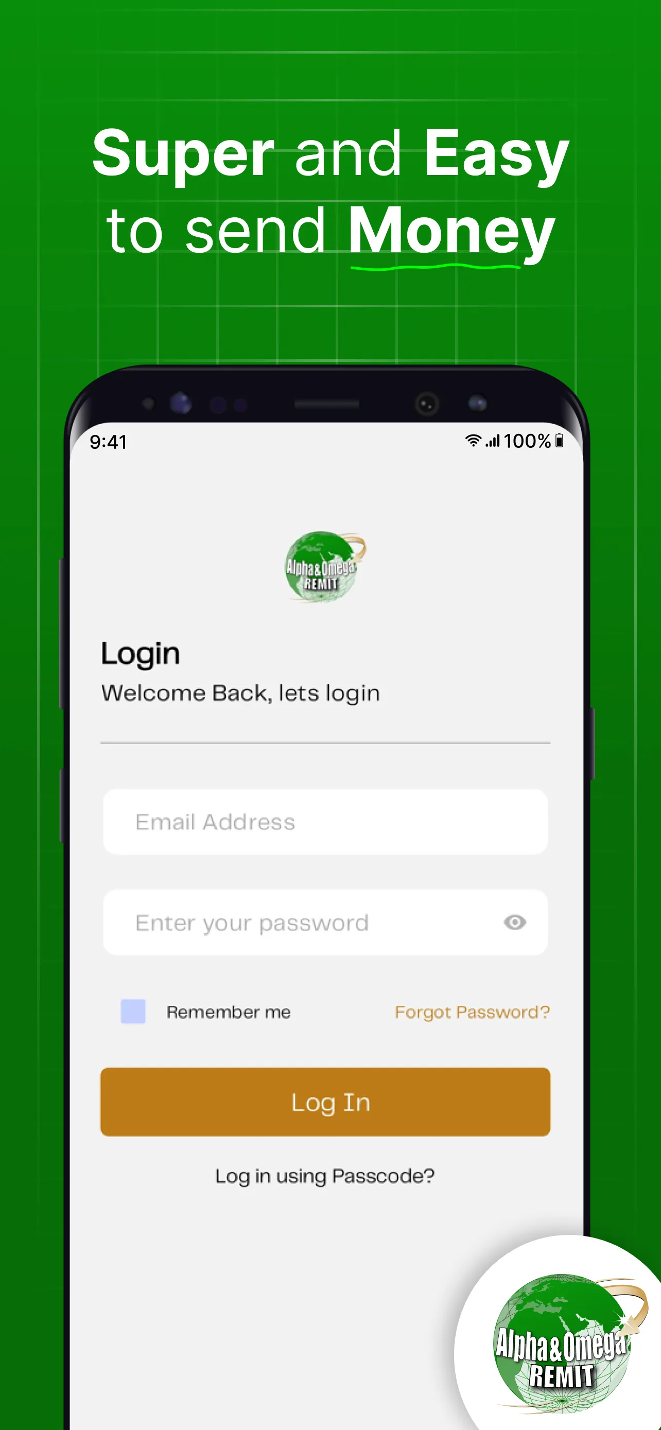 Alpha & Omega - Money Transfer | Indus Appstore | Screenshot