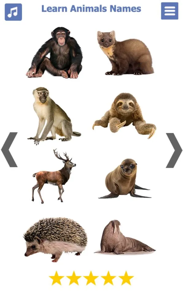 Animals Name Animal Sounds Ani | Indus Appstore | Screenshot