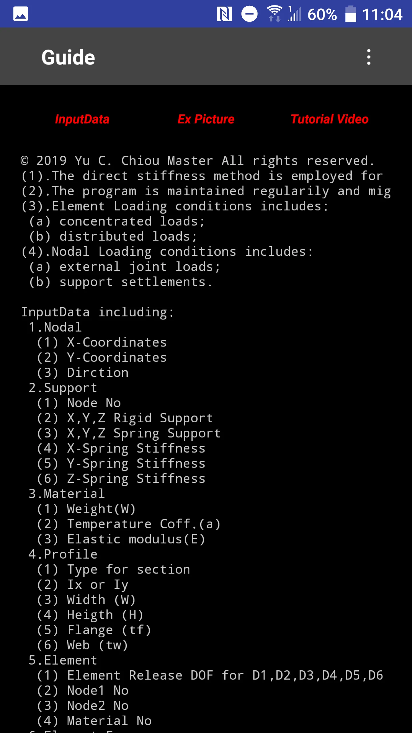 static analysis of plane frame | Indus Appstore | Screenshot