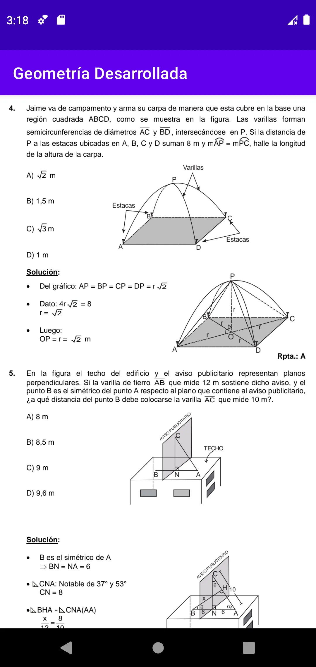 Geometría Desarrollada | Indus Appstore | Screenshot