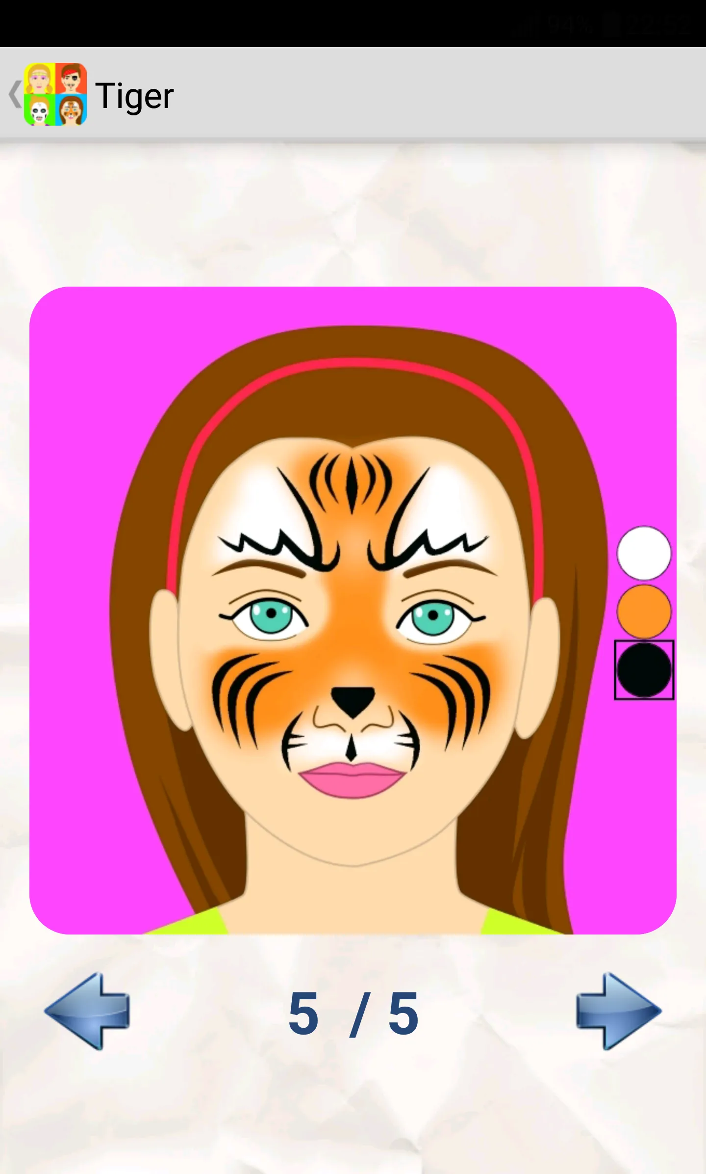 Face Painting 1-2-3 | Indus Appstore | Screenshot