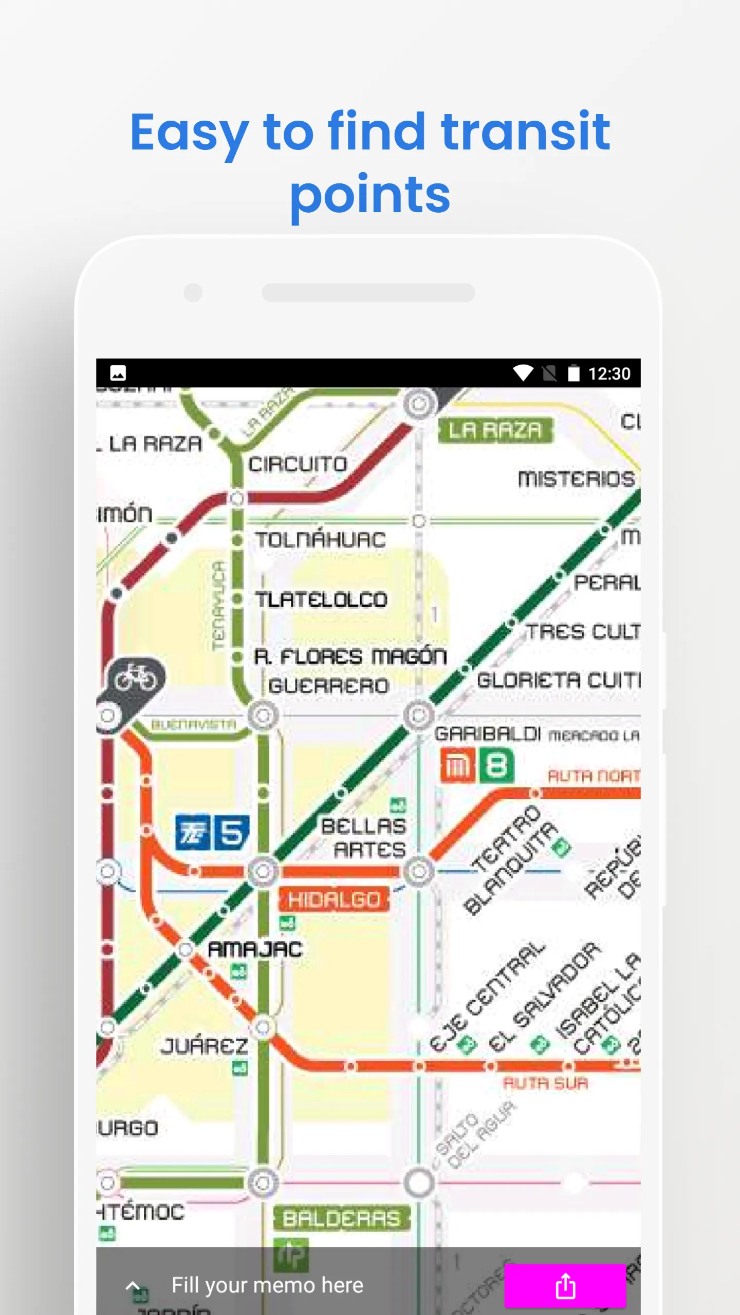 Mexico City Metro Bus Map | Indus Appstore | Screenshot