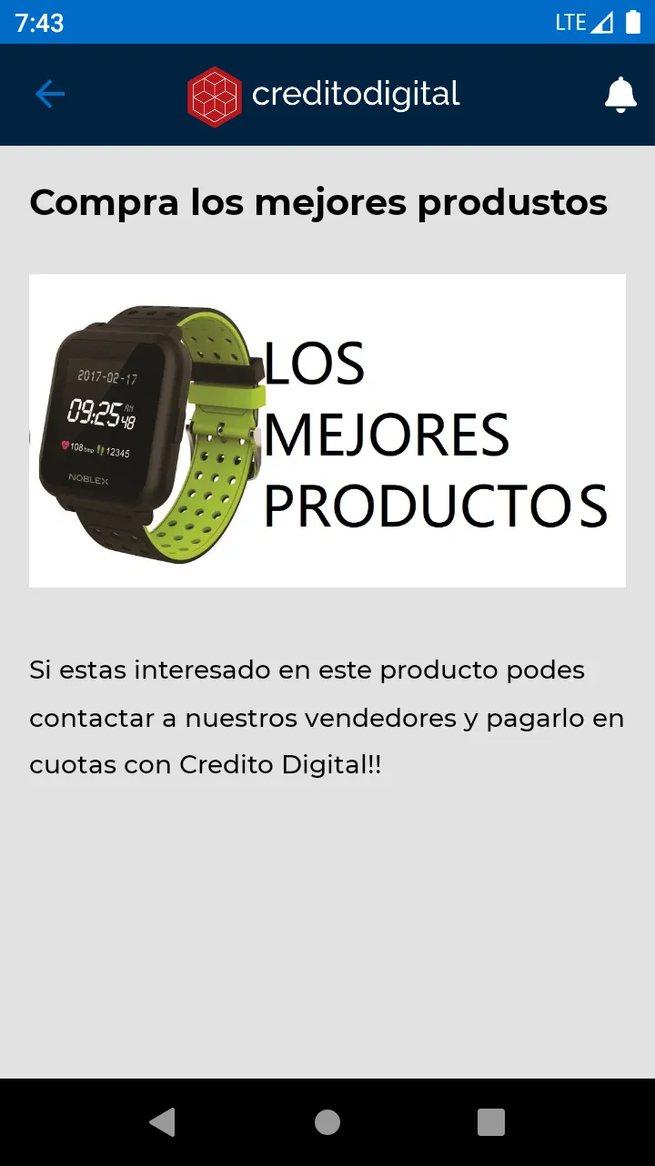 Credito Digital | Indus Appstore | Screenshot