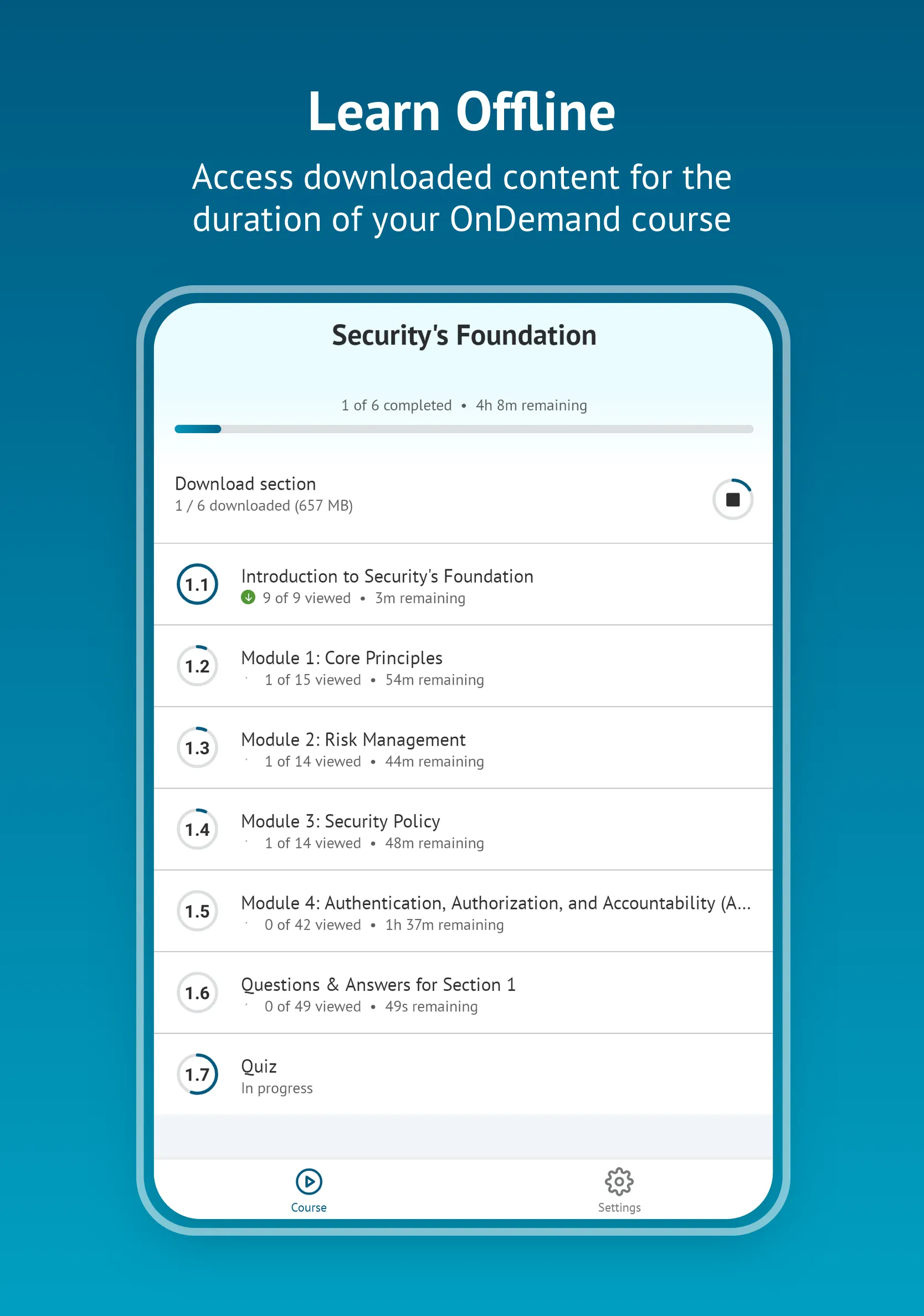 SANS OnDemand | Indus Appstore | Screenshot