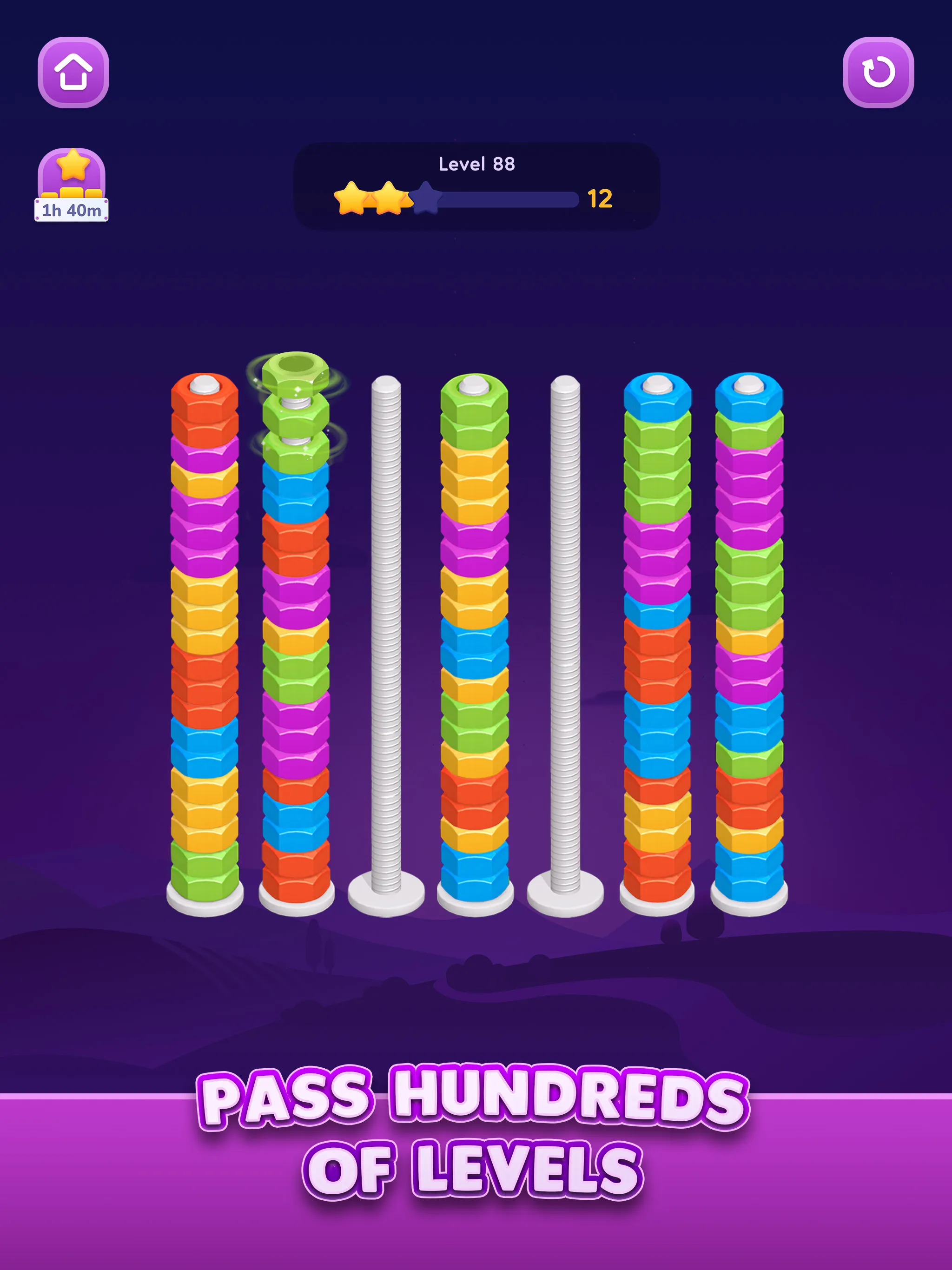 Nut Sort: Color Sorting Game | Indus Appstore | Screenshot