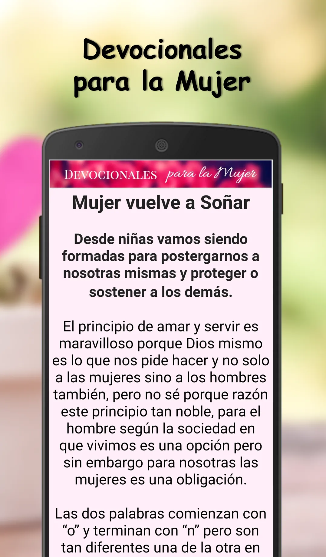 Devocionales para la Mujer | Indus Appstore | Screenshot