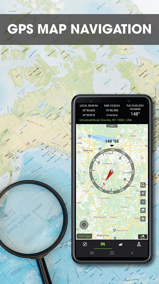 Digital Compass for Android | Indus Appstore | Screenshot