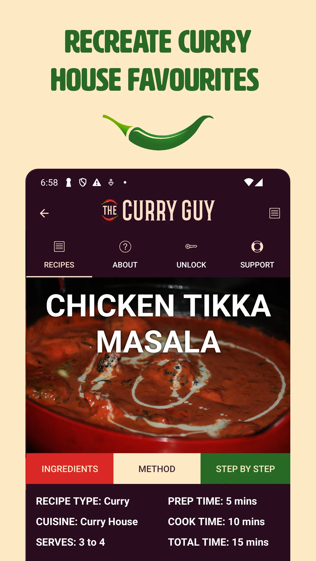 The Curry Guy - Indian Recipes | Indus Appstore | Screenshot