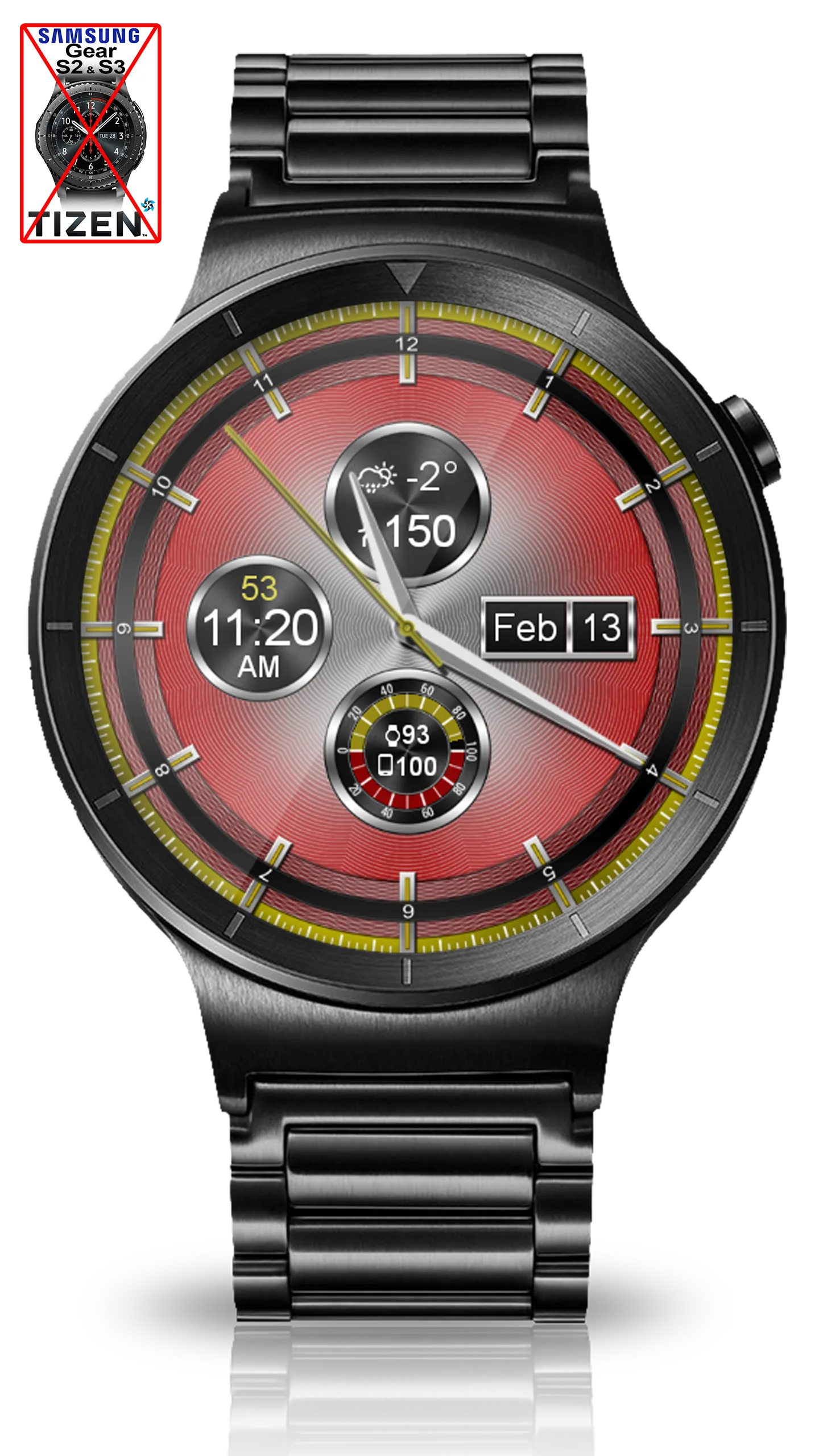 Sleek Sheen HD Watch Face | Indus Appstore | Screenshot