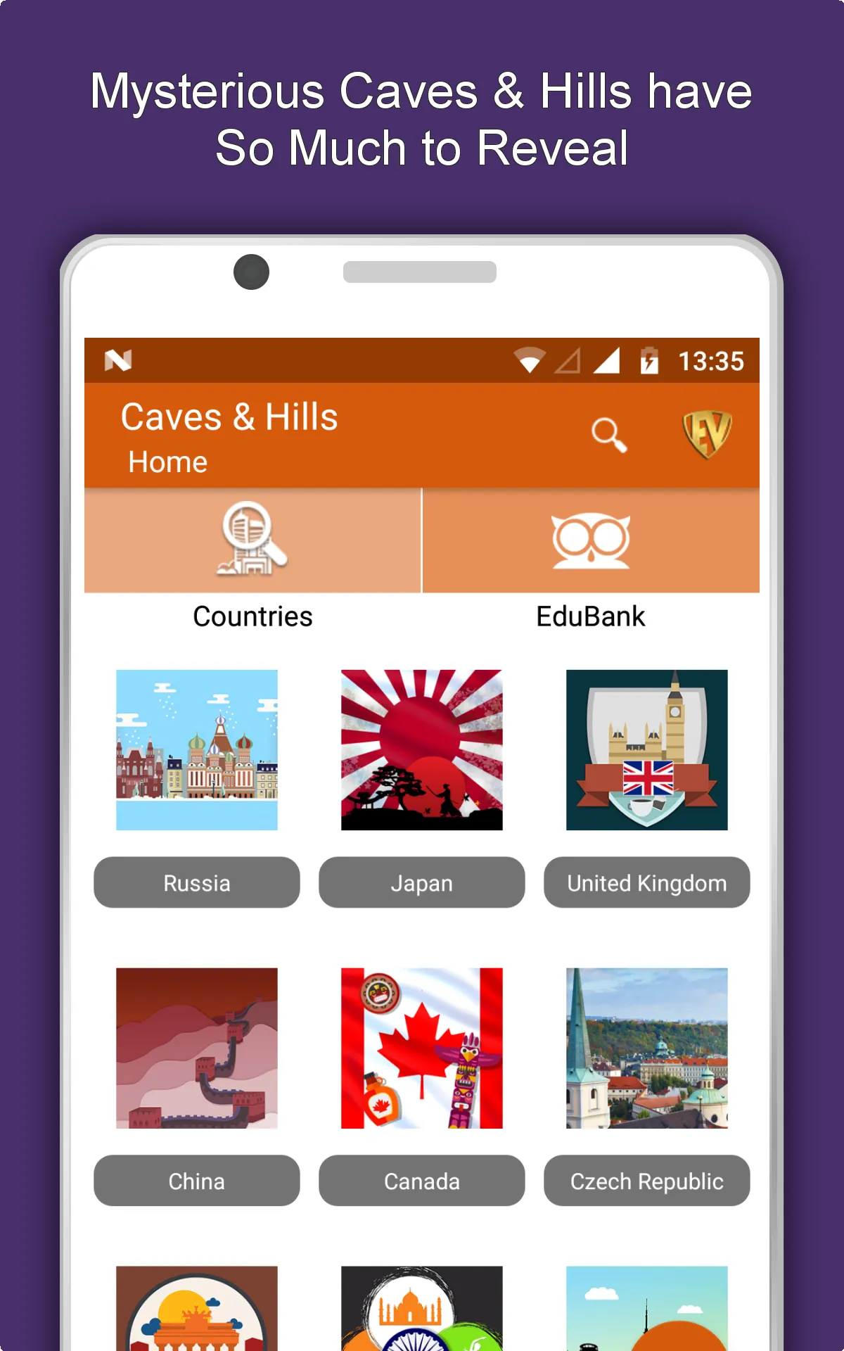 Famous Caves and Hills Travel  | Indus Appstore | Screenshot