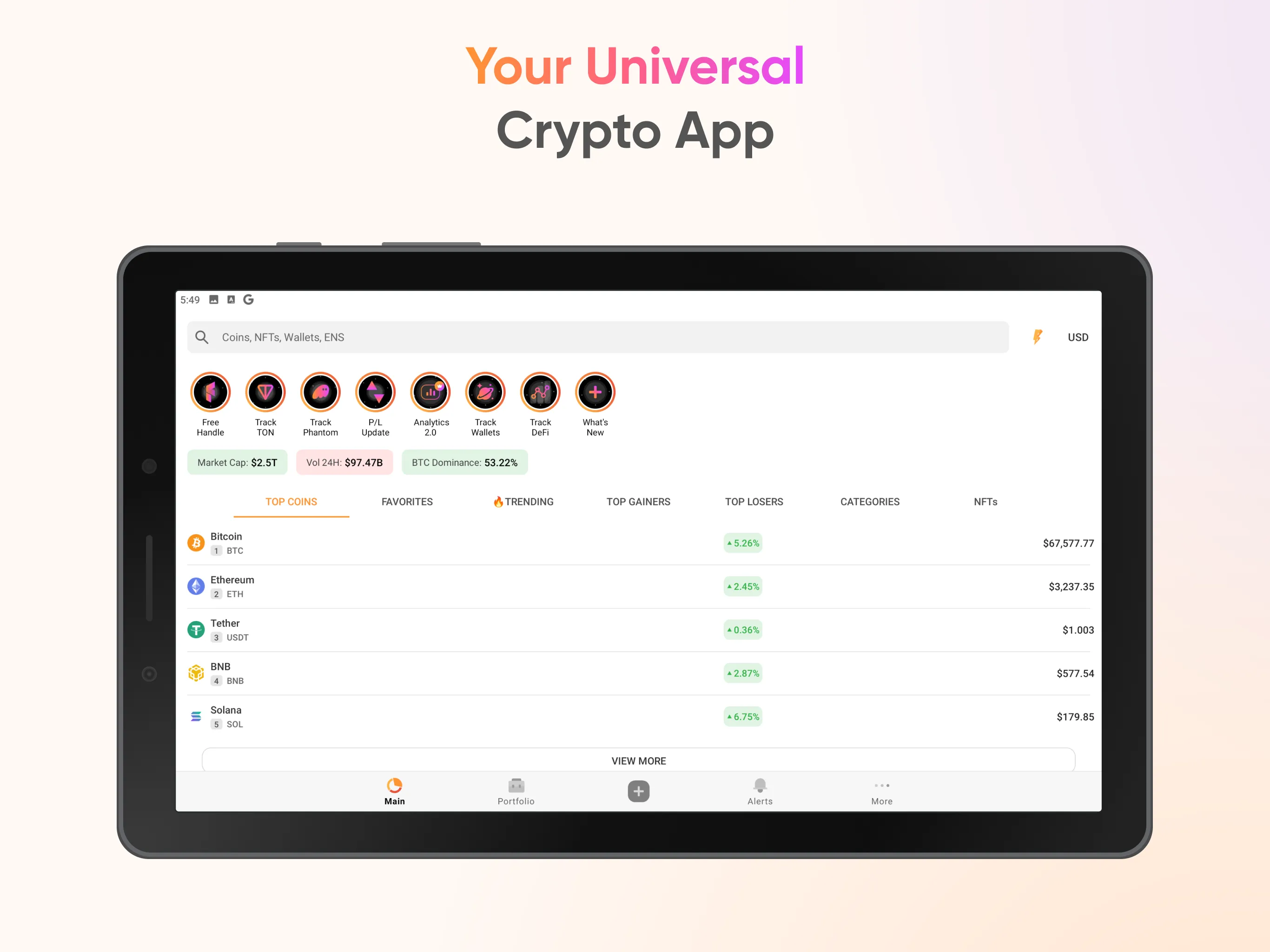 CoinStats - Crypto Portfolio | Indus Appstore | Screenshot