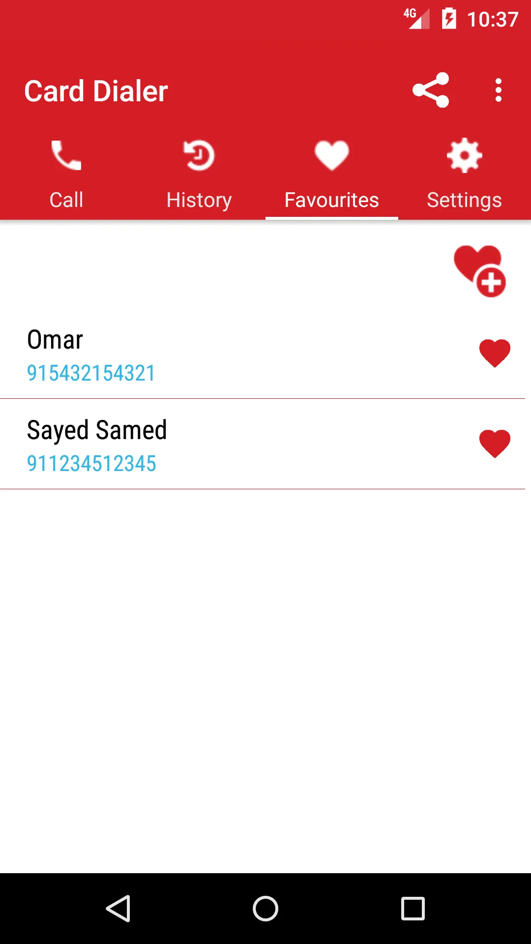 Card Dialer for Etisalat and D | Indus Appstore | Screenshot