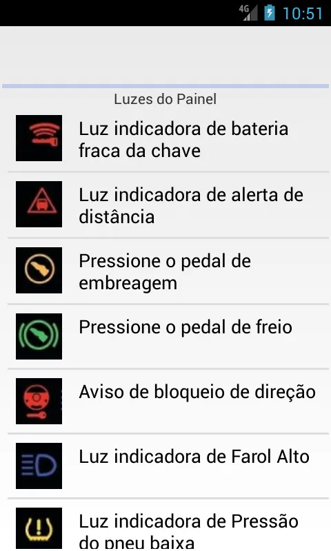 Luzes do Painel Pt | Indus Appstore | Screenshot