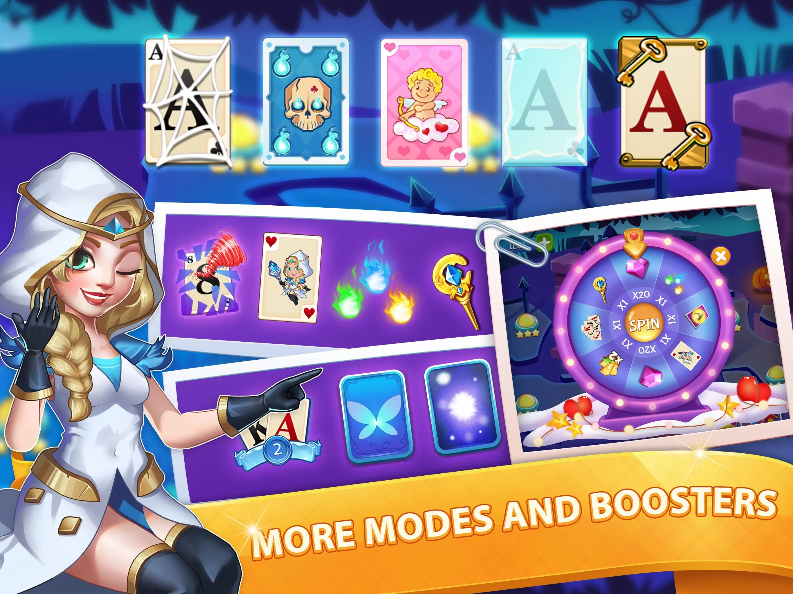 Solitaire Tripeaks Magic Games | Indus Appstore | Screenshot