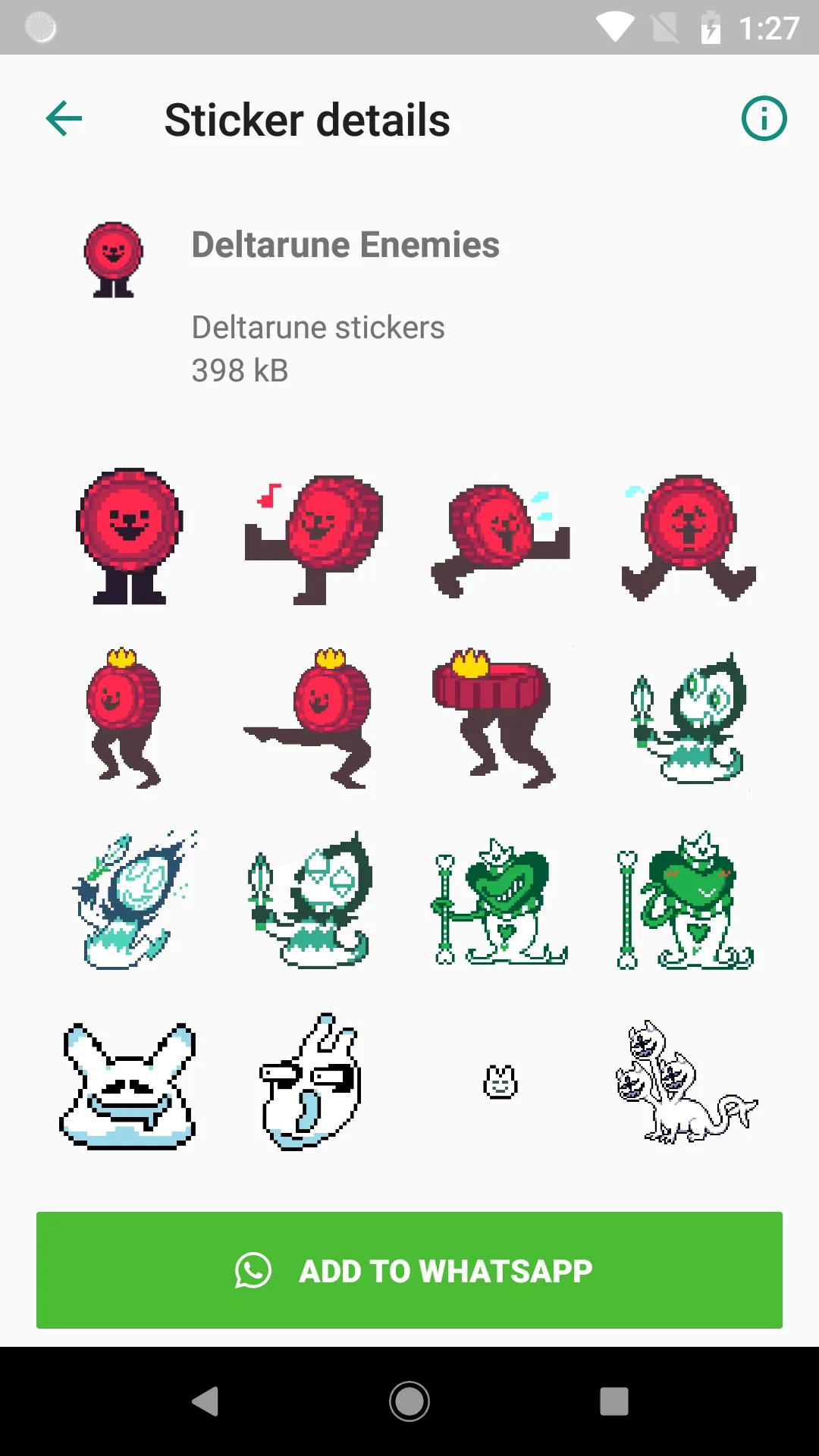 UNDERTALE WhatsApp Stickers | Indus Appstore | Screenshot