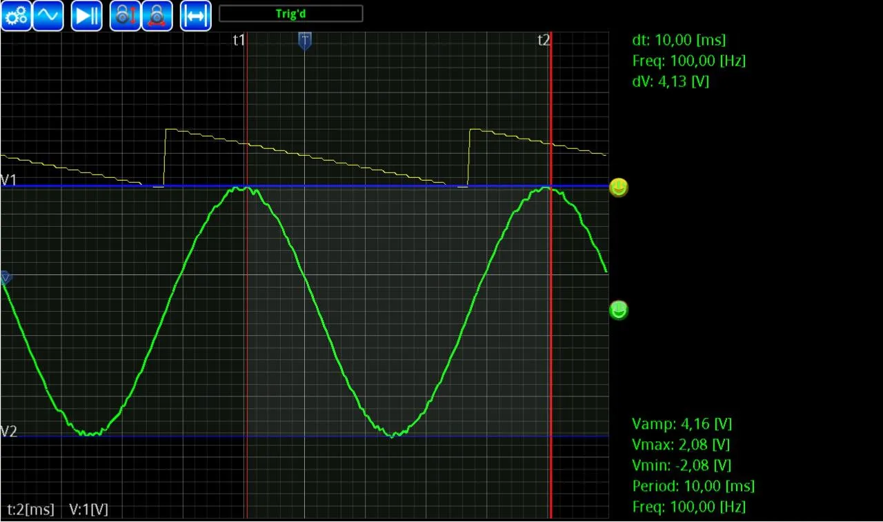 AR-Oscilloscope | Indus Appstore | Screenshot