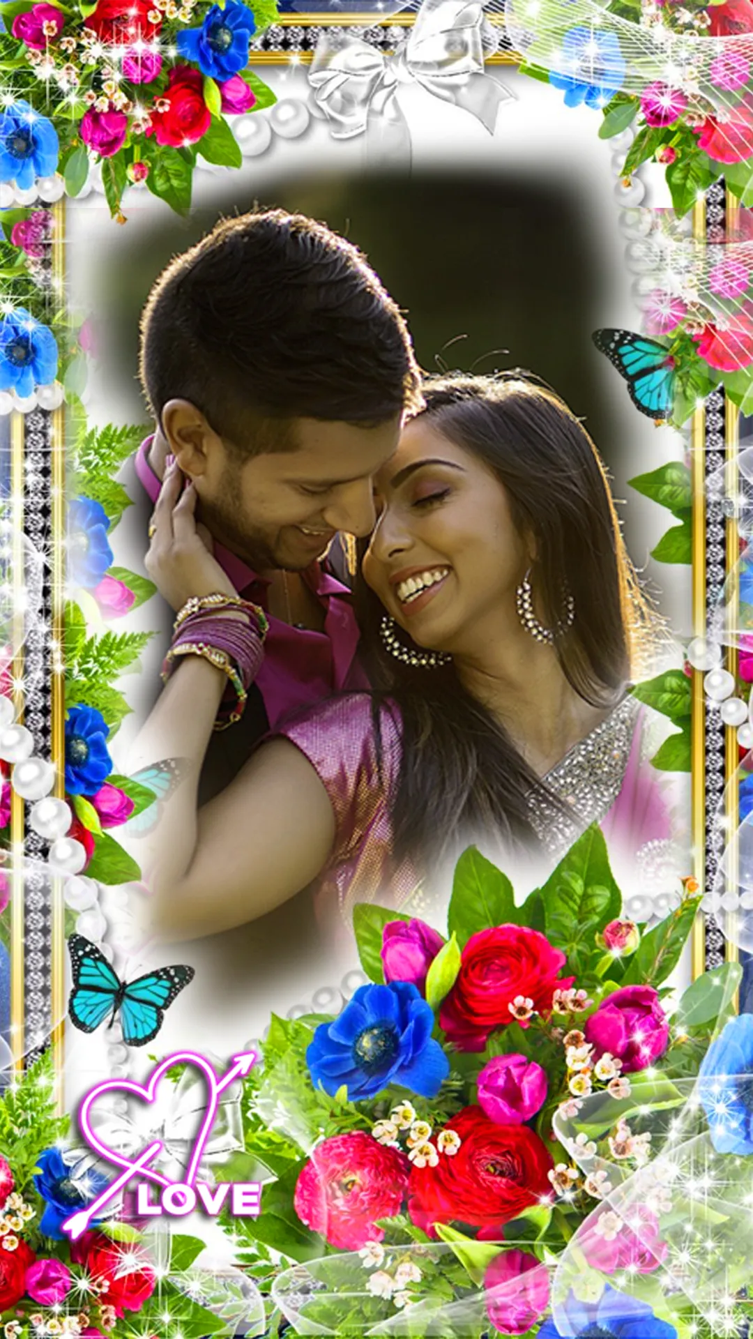 Lovely flower photo frame | Indus Appstore | Screenshot