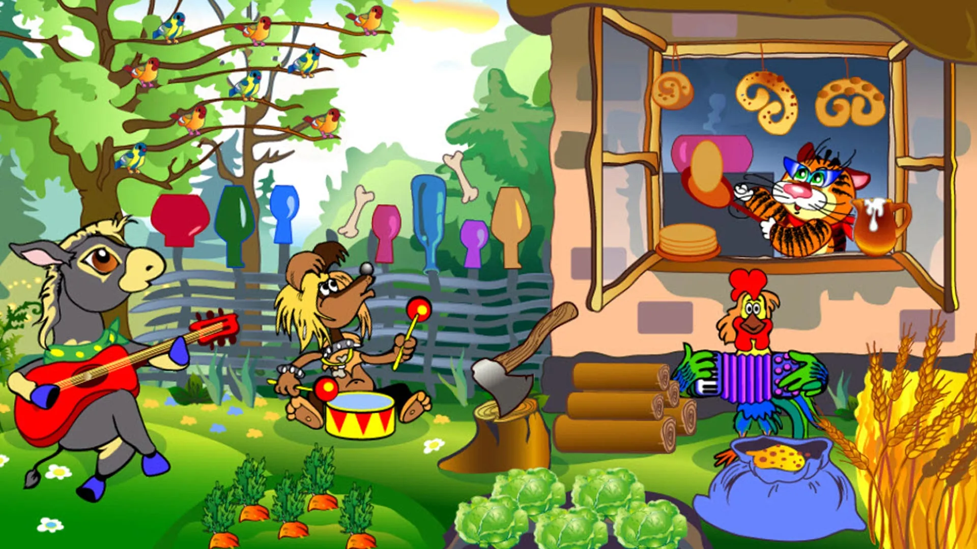 Bremen Town Musicians for Kids | Indus Appstore | Screenshot