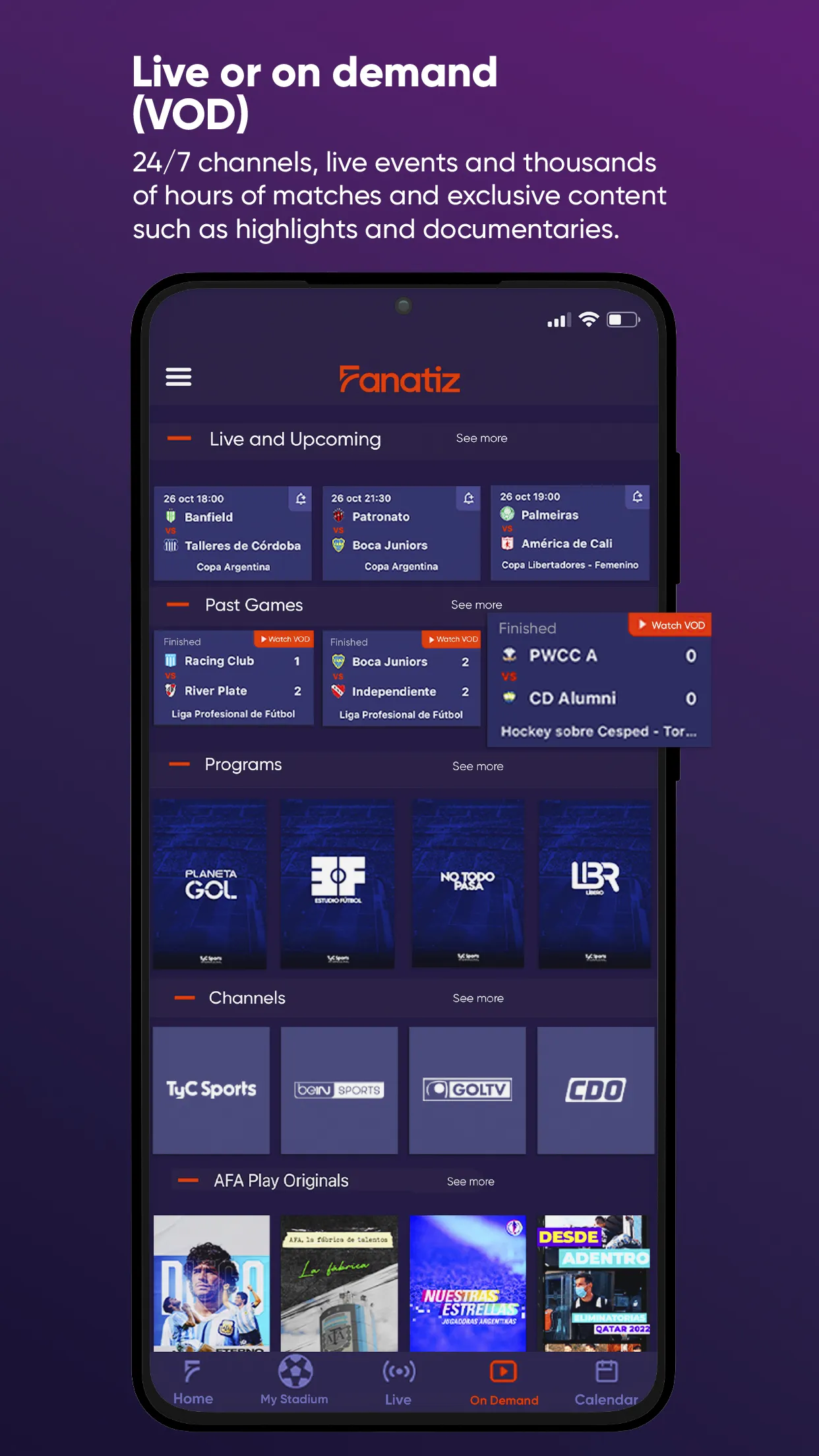 Fanatiz | Indus Appstore | Screenshot