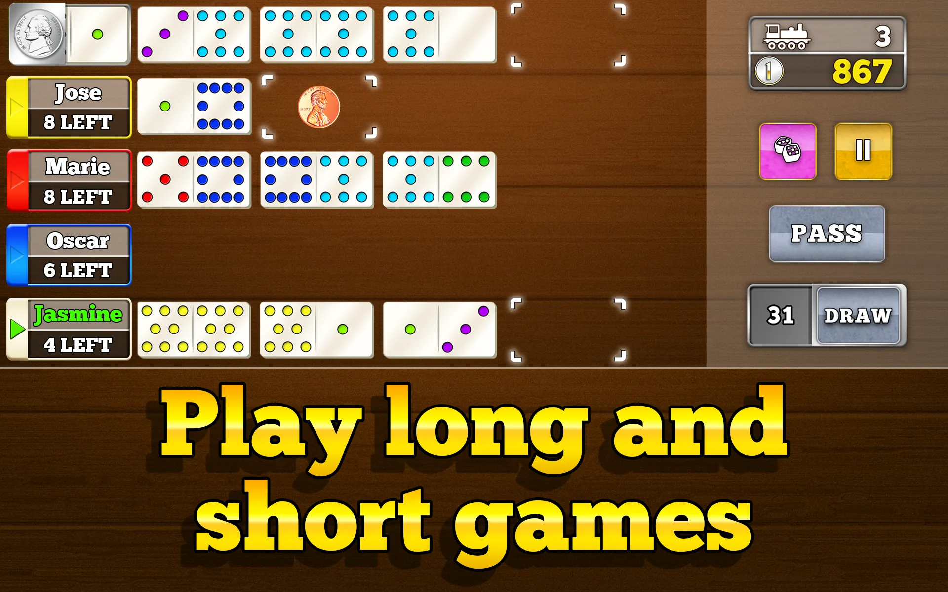 Mexican Train Dominoes Gold | Indus Appstore | Screenshot