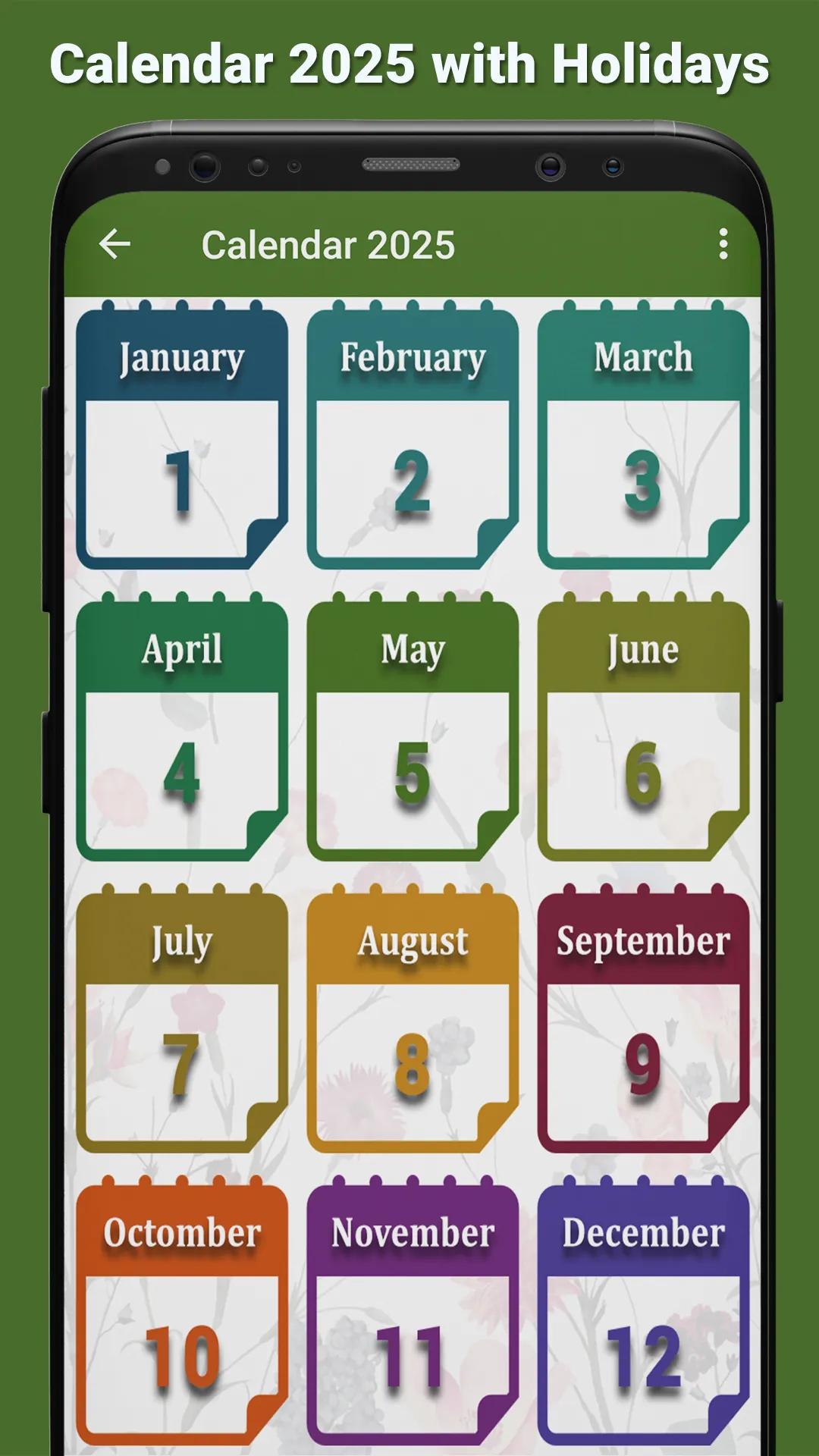 Calendar 2025 with Holidays | Indus Appstore | Screenshot