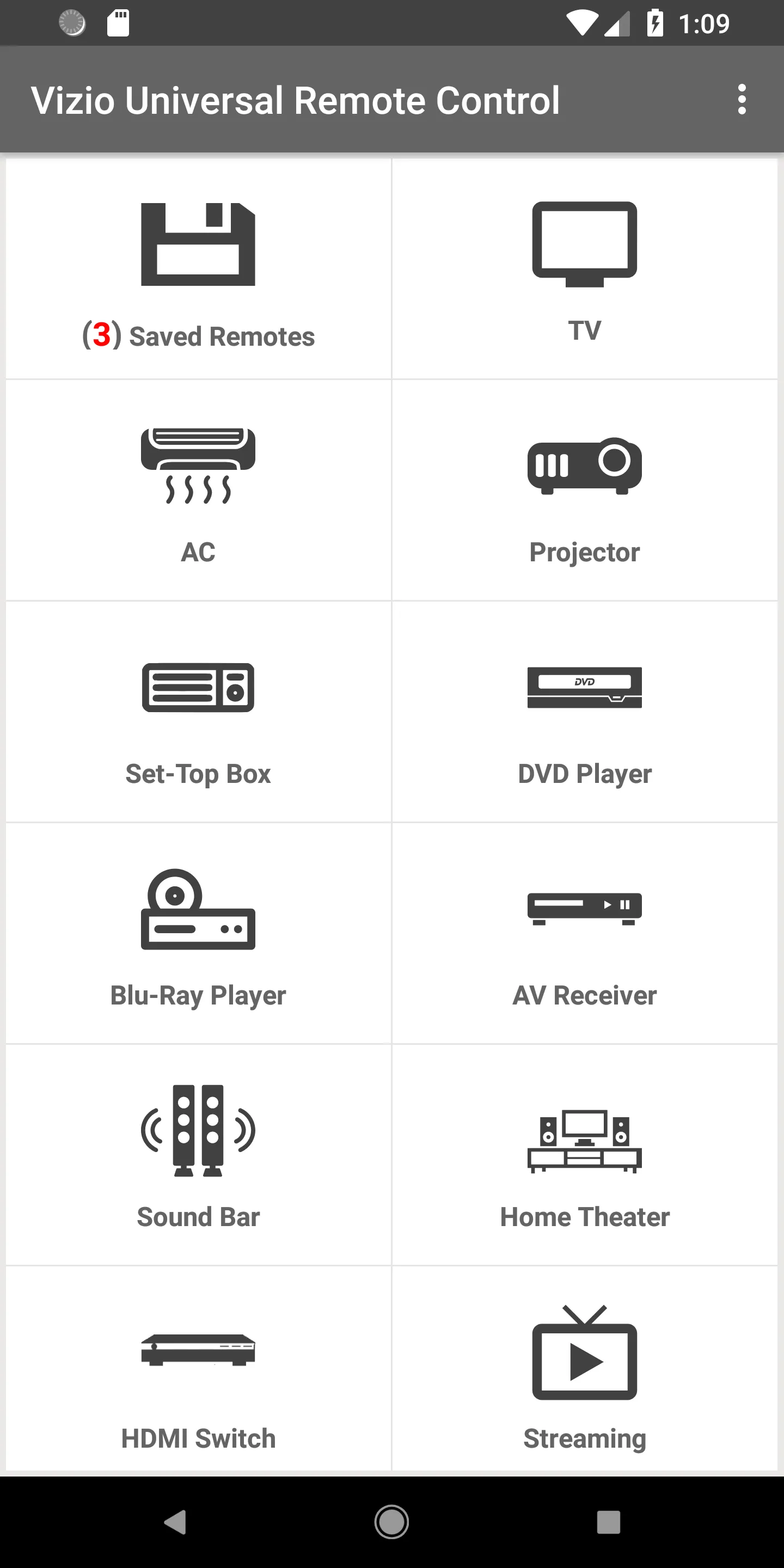 Vizio TV Remote | Indus Appstore | Screenshot