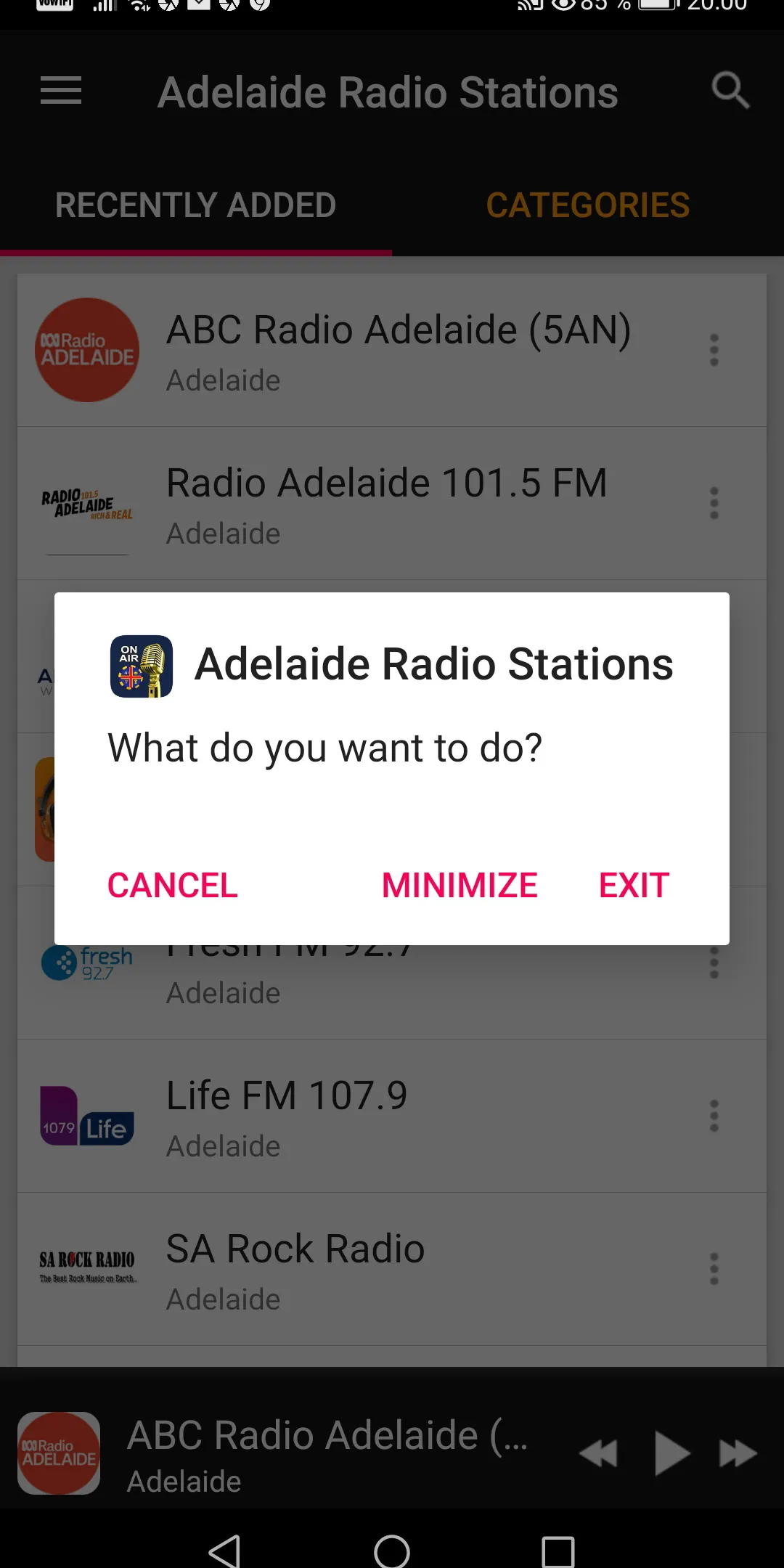 Adelaide Radio Stations | Indus Appstore | Screenshot