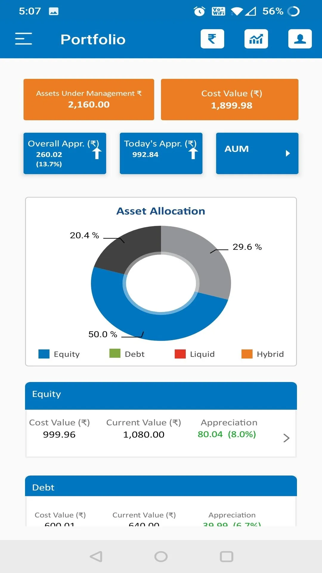 BANK OF INDIA MUTUAL FUND | Indus Appstore | Screenshot