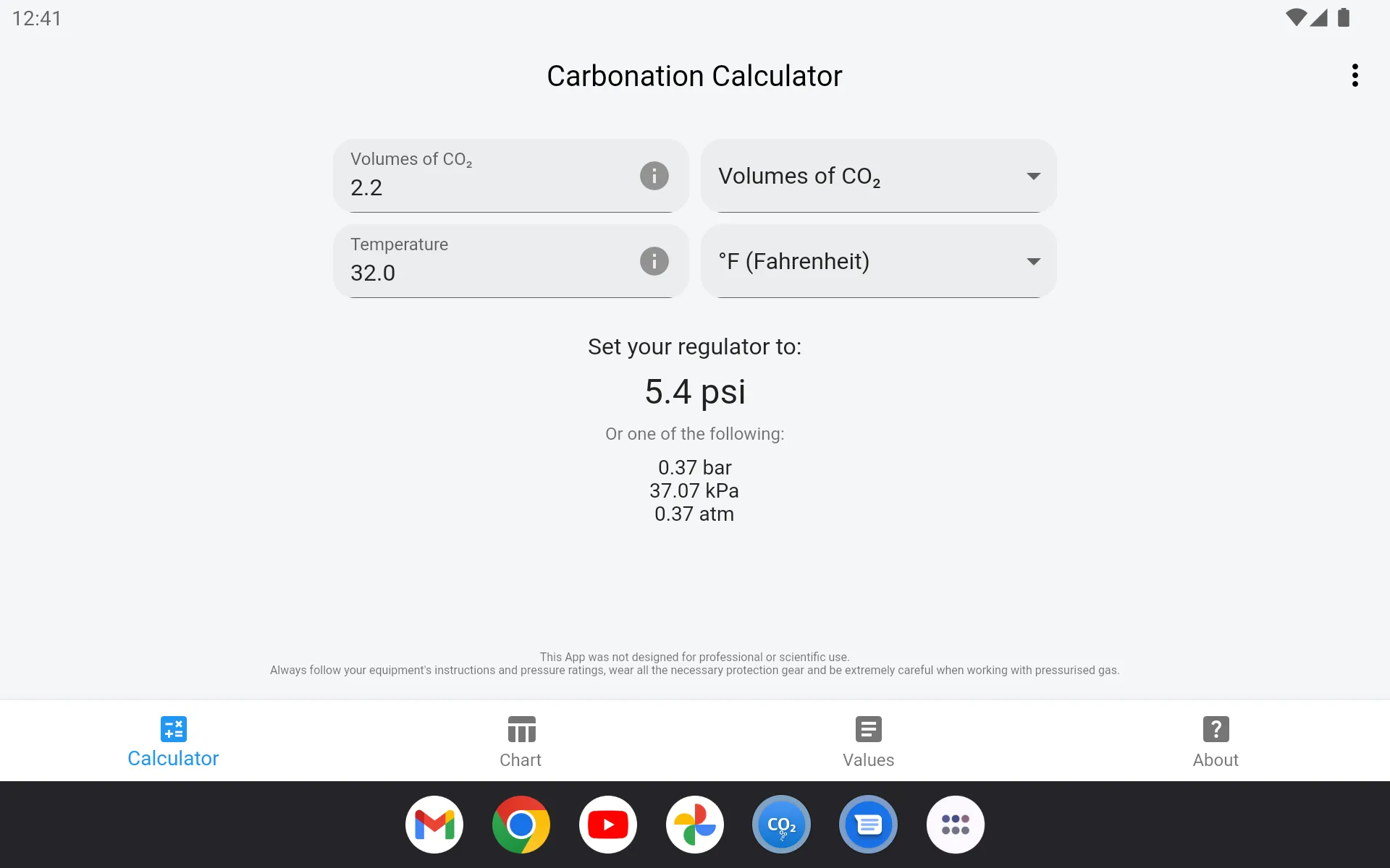 Beer Carbonation Calculator | Indus Appstore | Screenshot