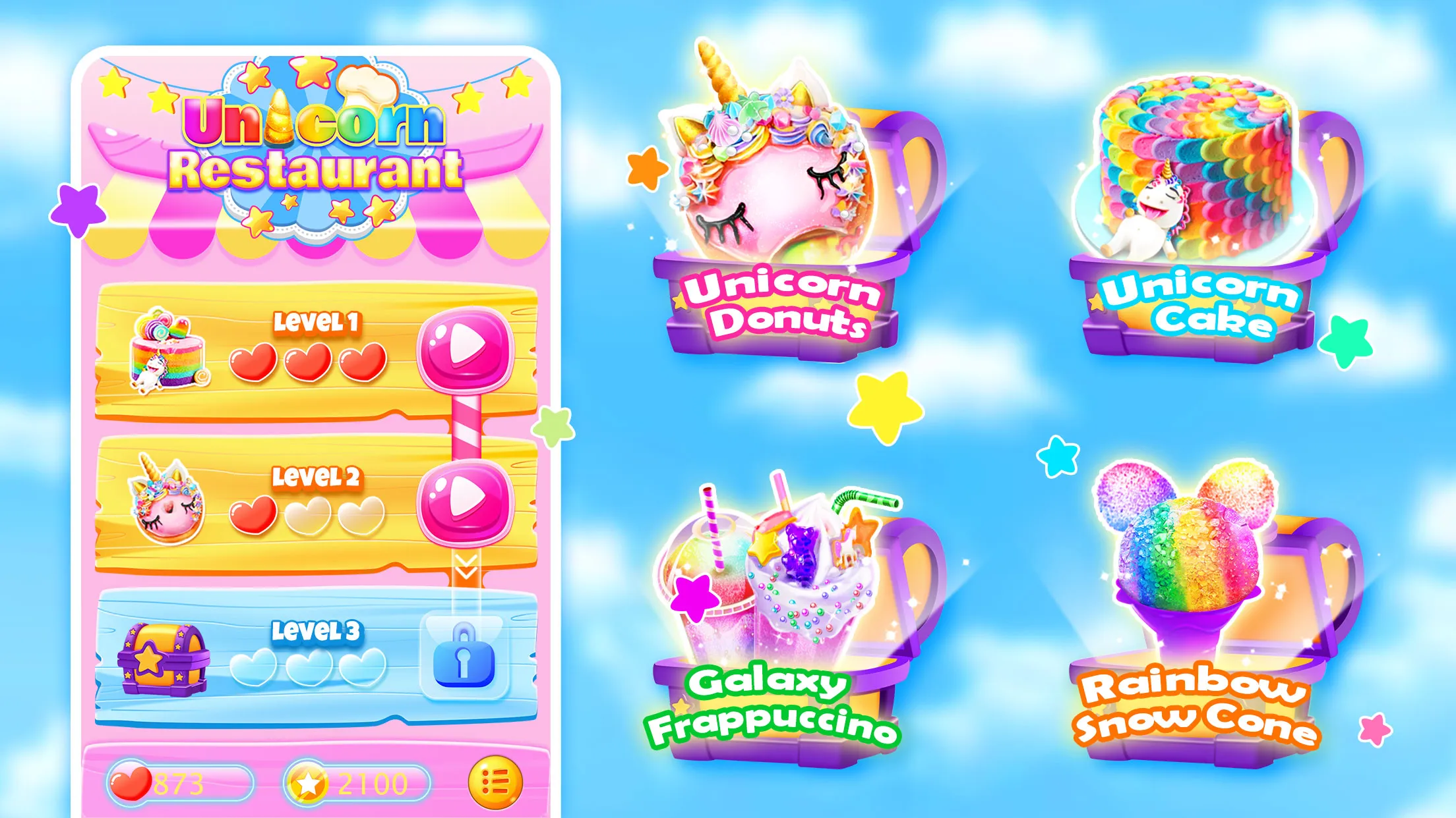 Unicorn Restaurant: Food Games | Indus Appstore | Screenshot