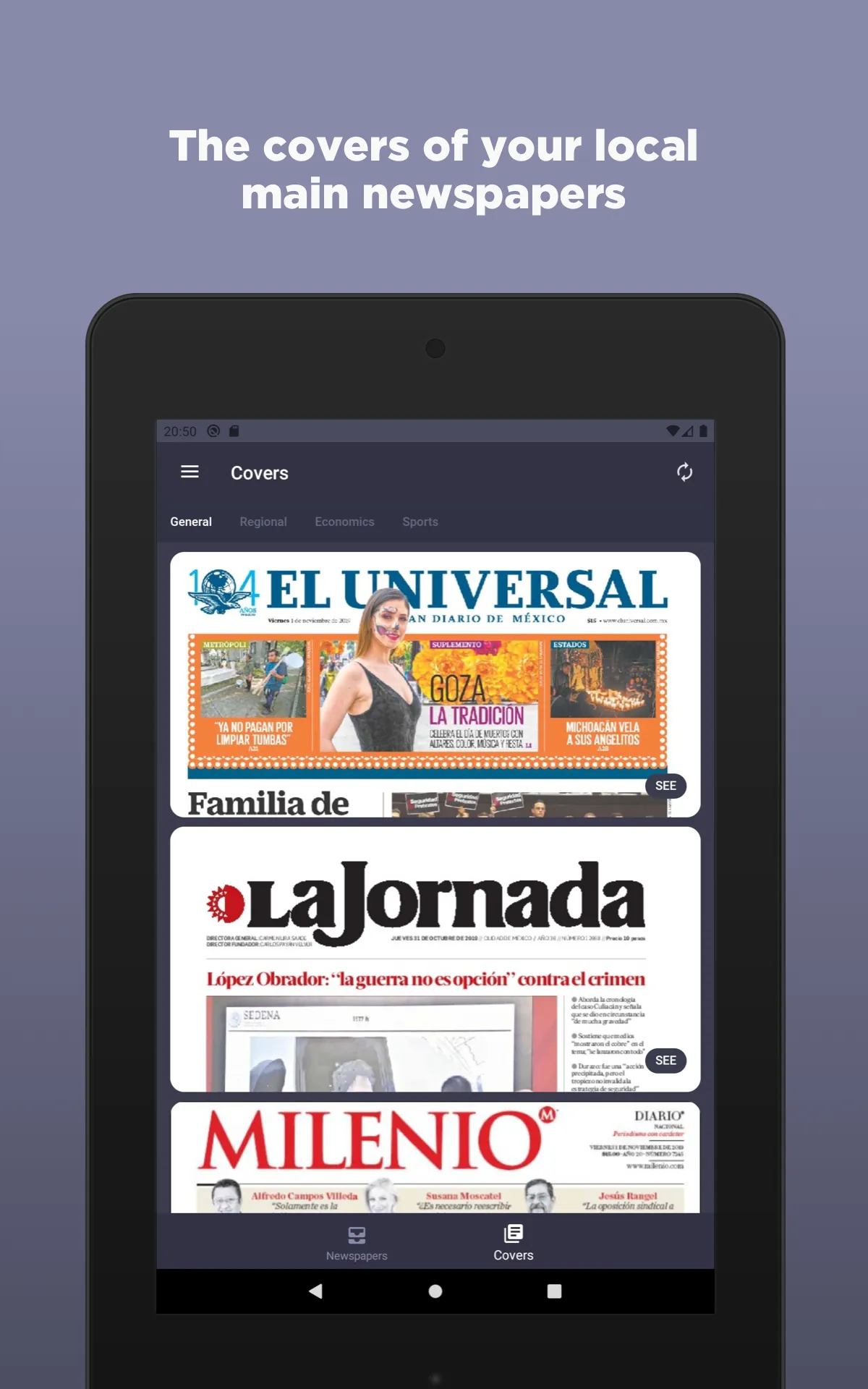 Mexican Newspapers | Indus Appstore | Screenshot