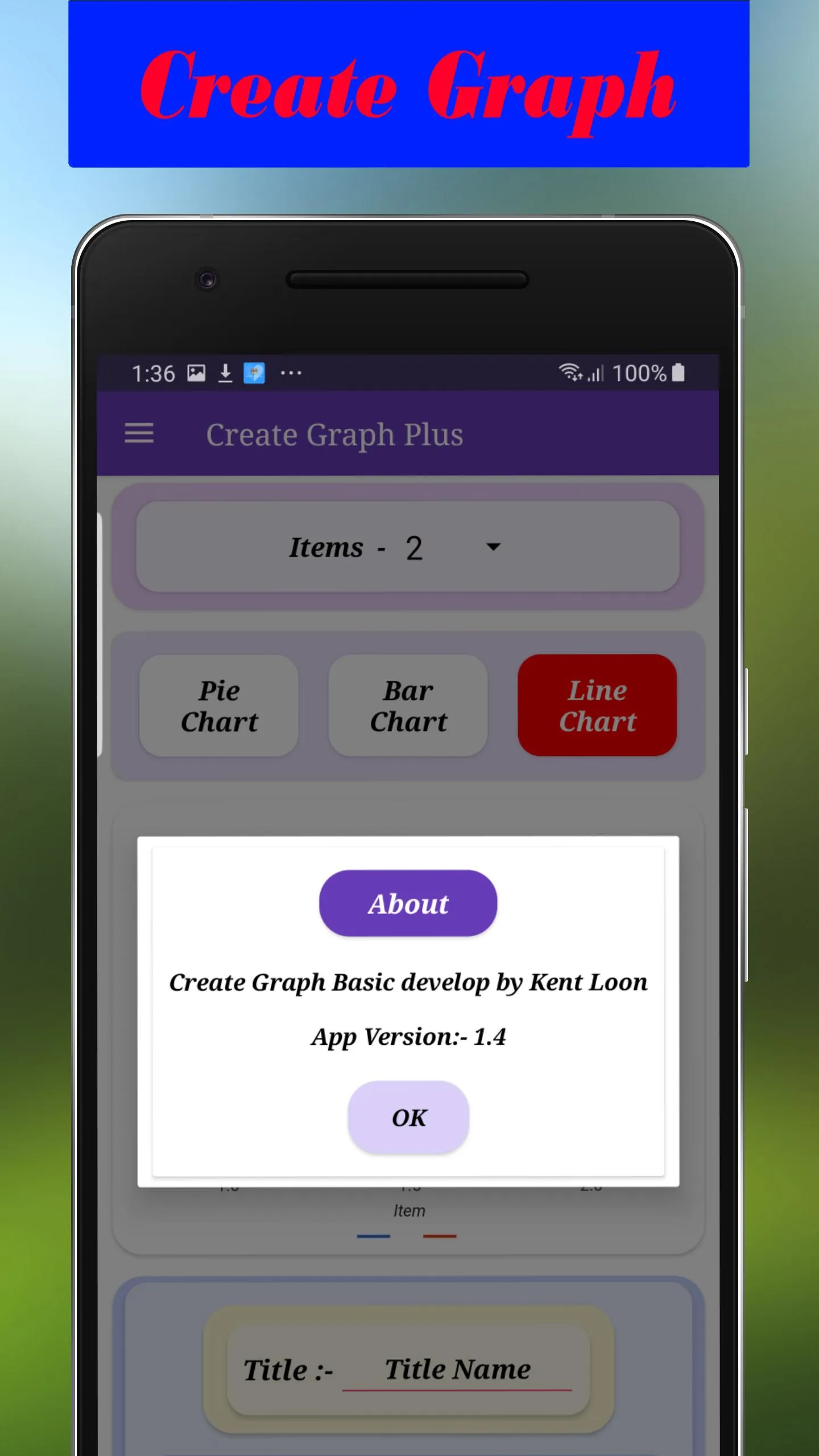 Create Graph Basic | Indus Appstore | Screenshot