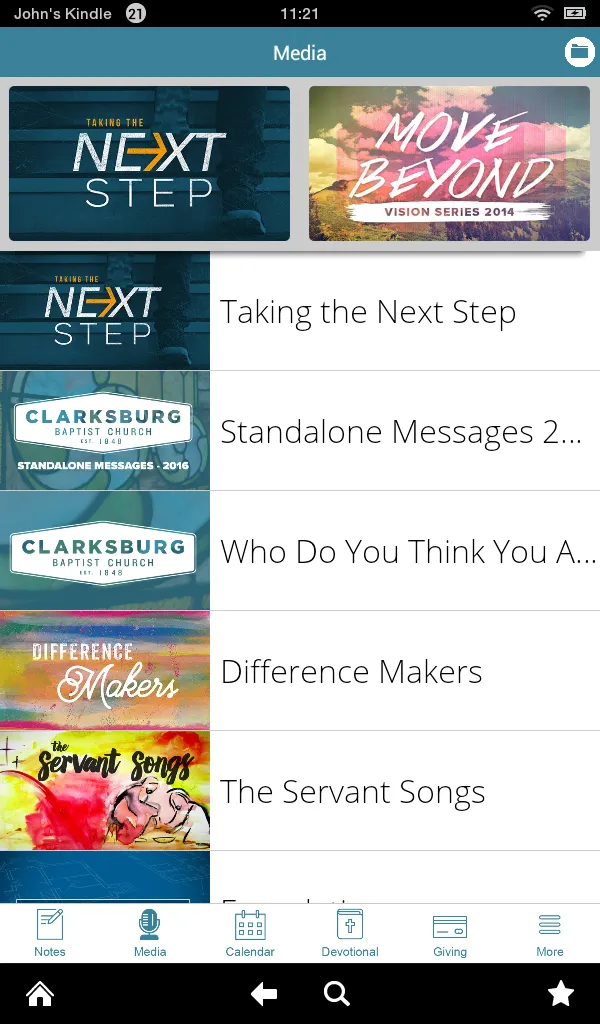 Clarksburg Baptist Church | Indus Appstore | Screenshot