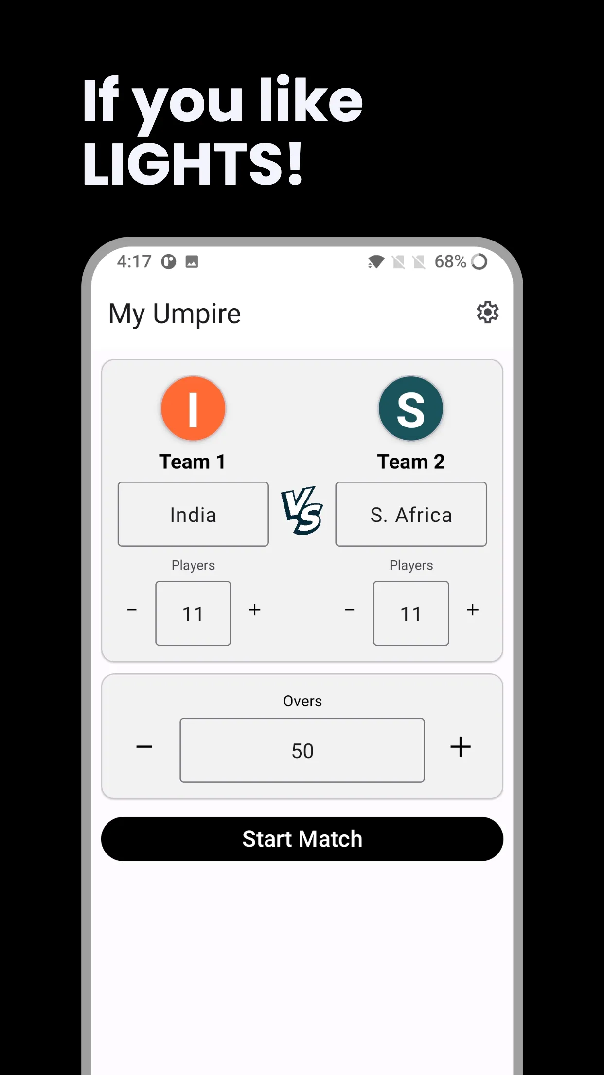 My Umpire - Box Cricket Scorer | Indus Appstore | Screenshot
