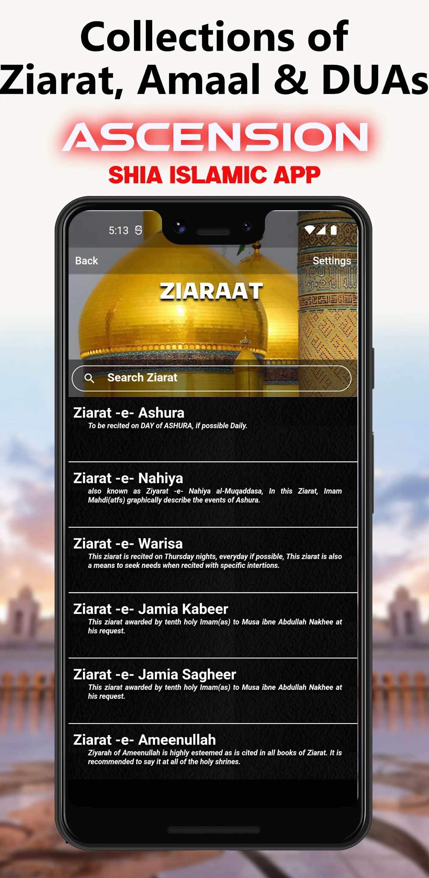 Ascension Shia Islamic App | Indus Appstore | Screenshot