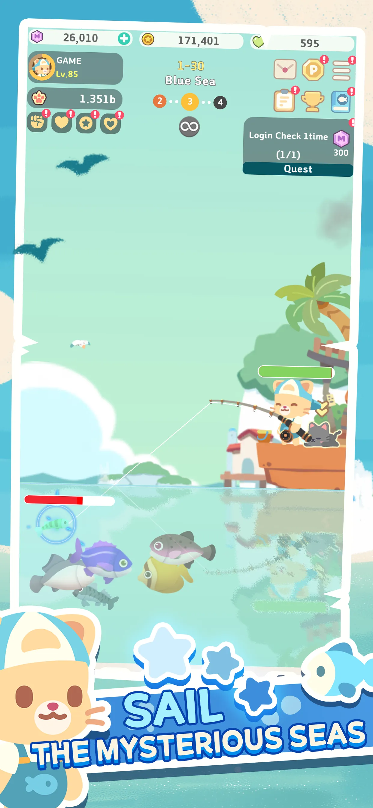 Idle Fishing: All Blue | Indus Appstore | Screenshot