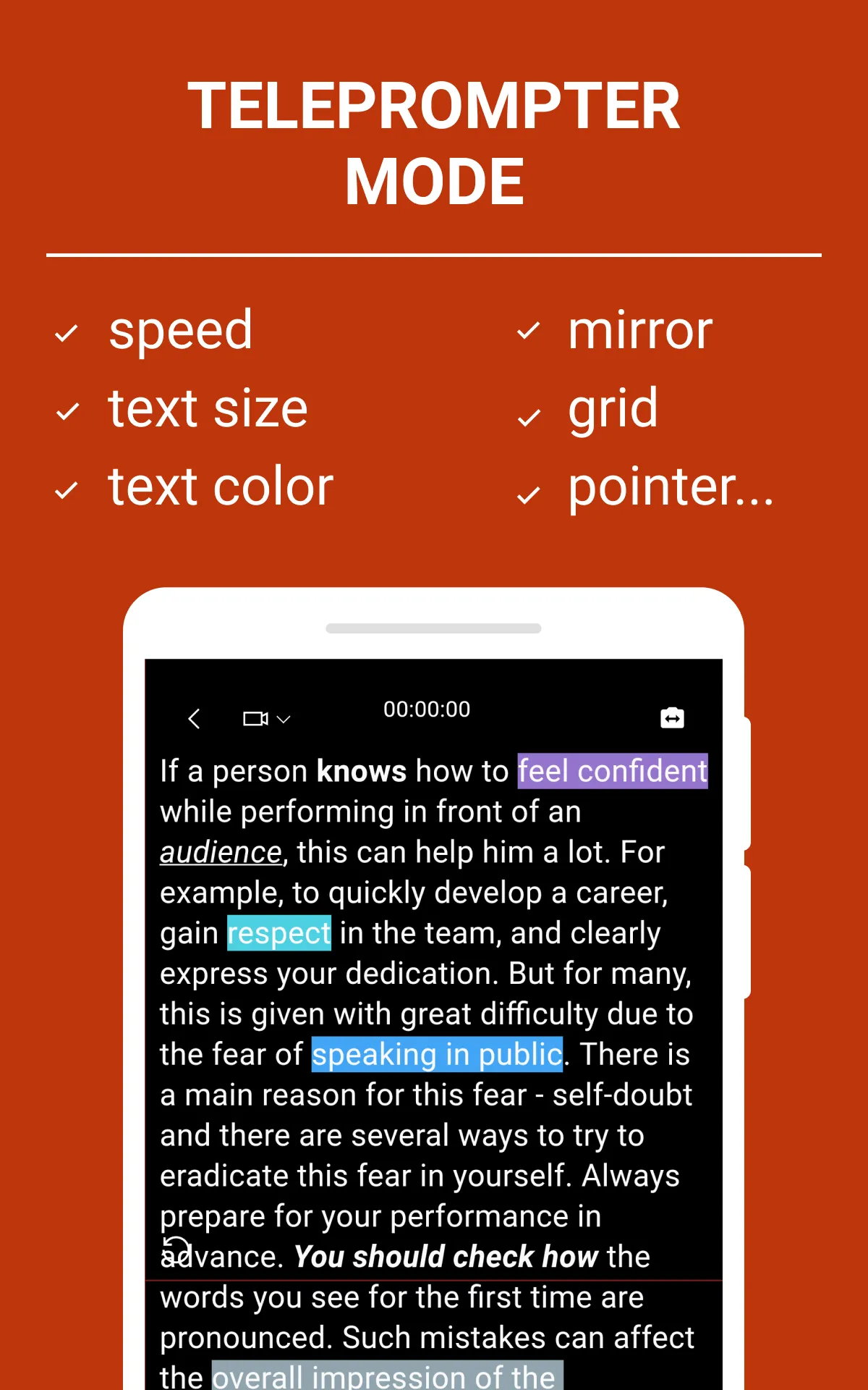 Teletoto: camera teleprompter | Indus Appstore | Screenshot