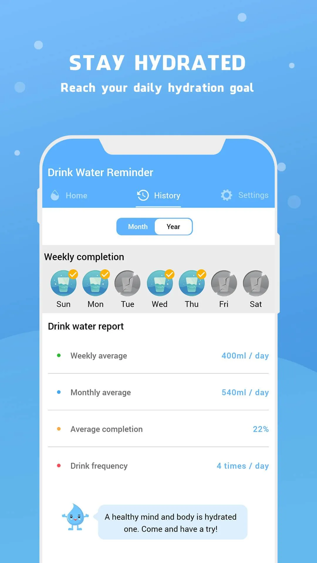 Water Reminder - Remind Drink  | Indus Appstore | Screenshot