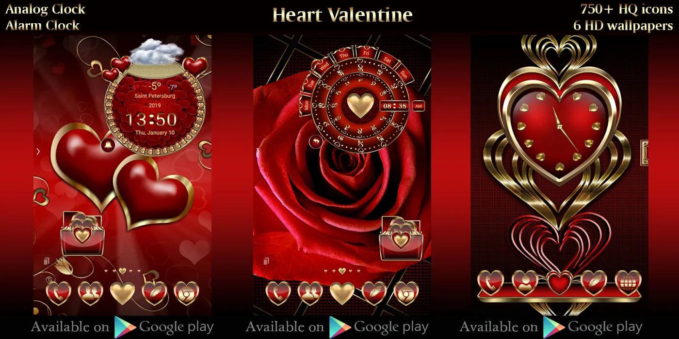 Hearts Love Go Locker theme | Indus Appstore | Screenshot