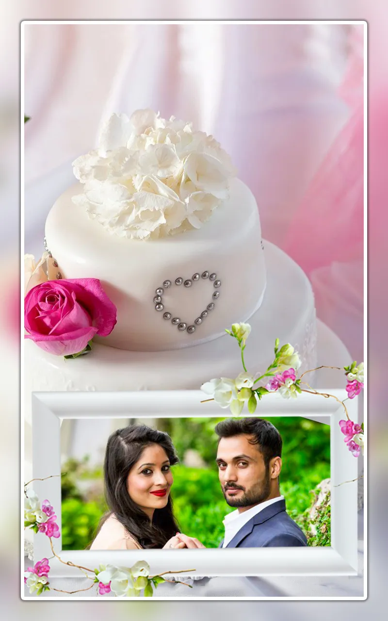 Name photo birthday cake frame | Indus Appstore | Screenshot