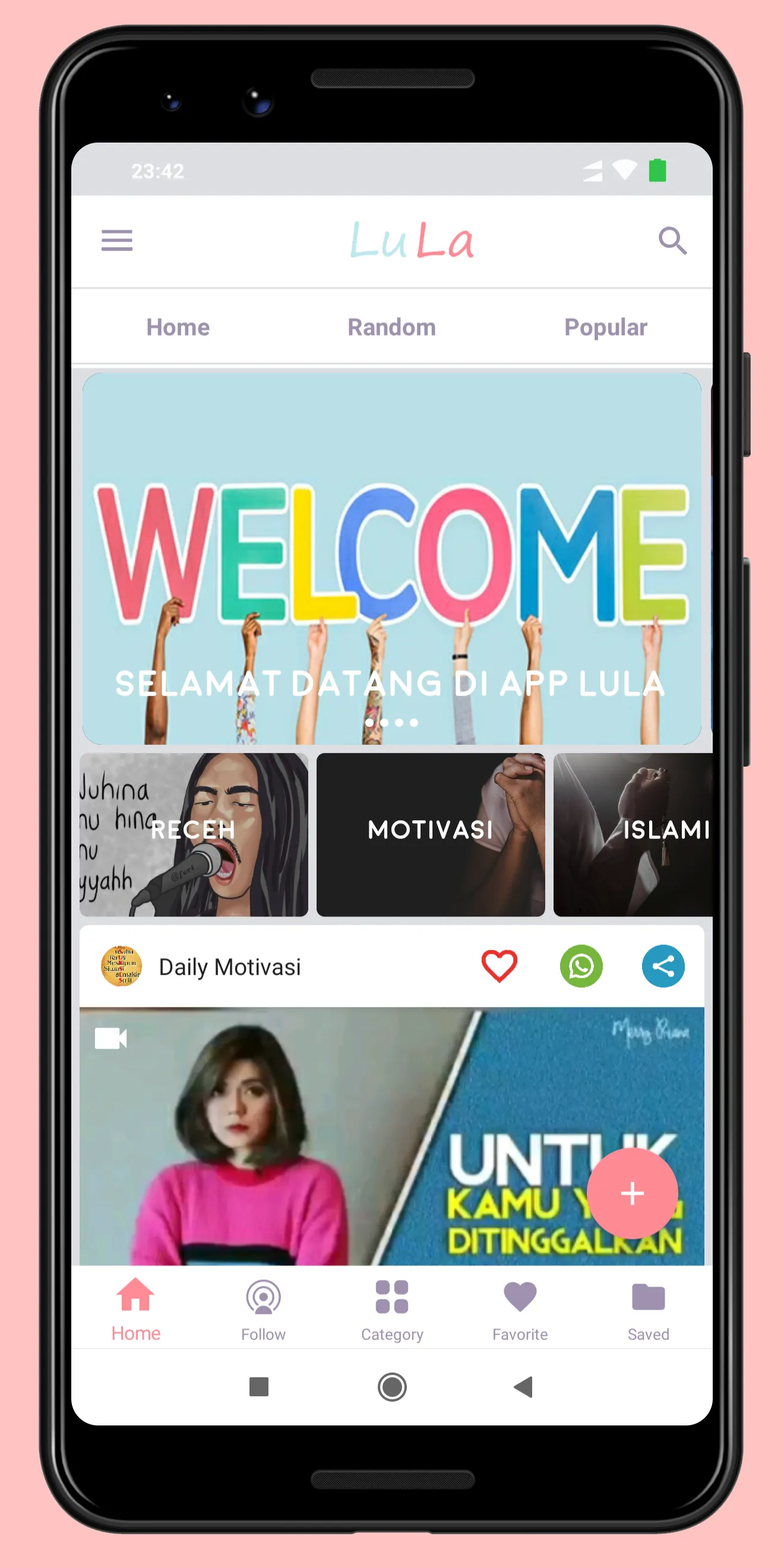 LuLa Status Video WA Indonesia | Indus Appstore | Screenshot