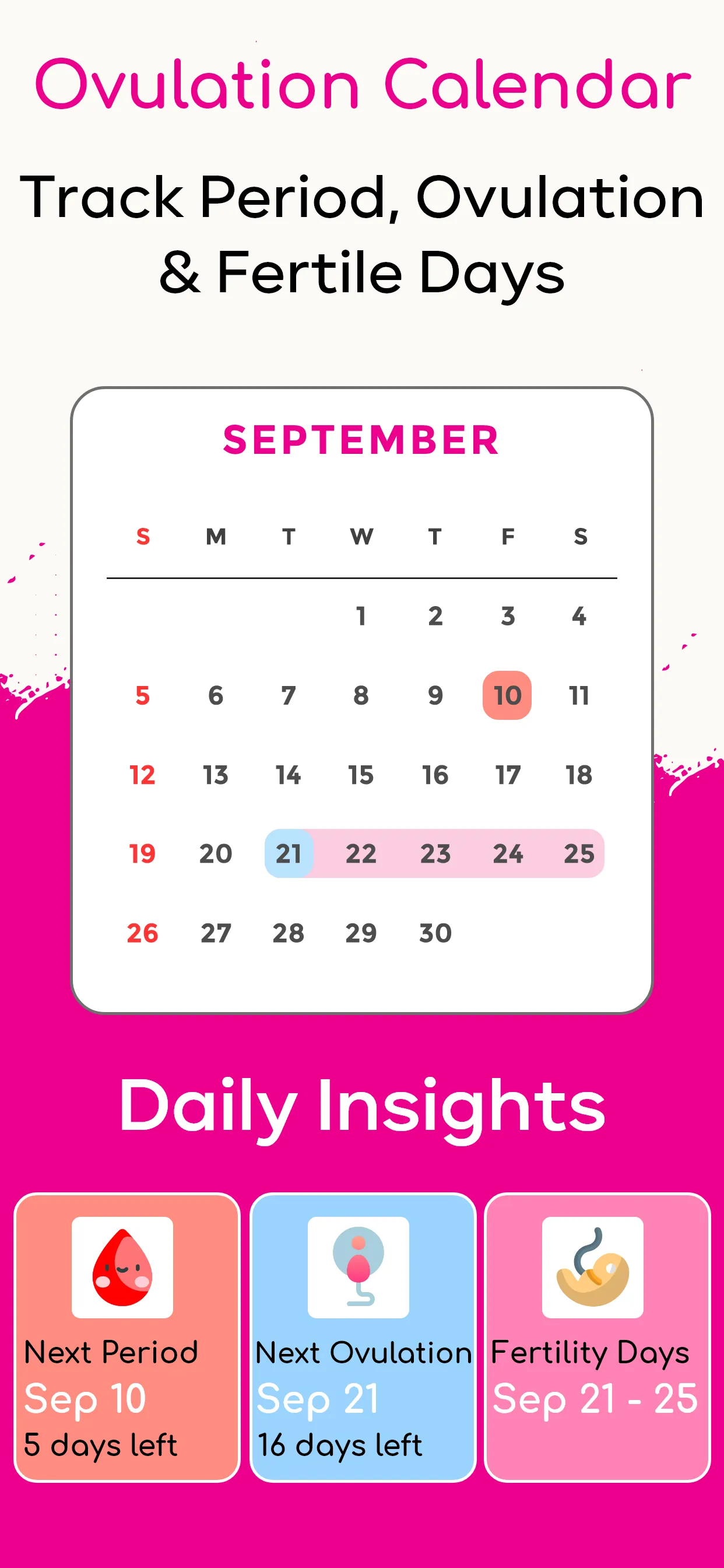 Ovulation Calculator & Tracker | Indus Appstore | Screenshot