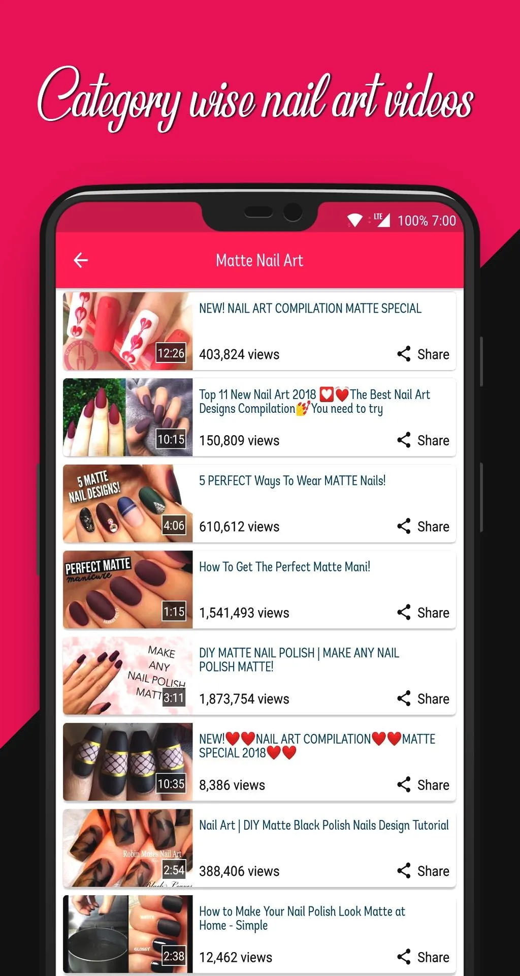 Nail Art Videos | Indus Appstore | Screenshot