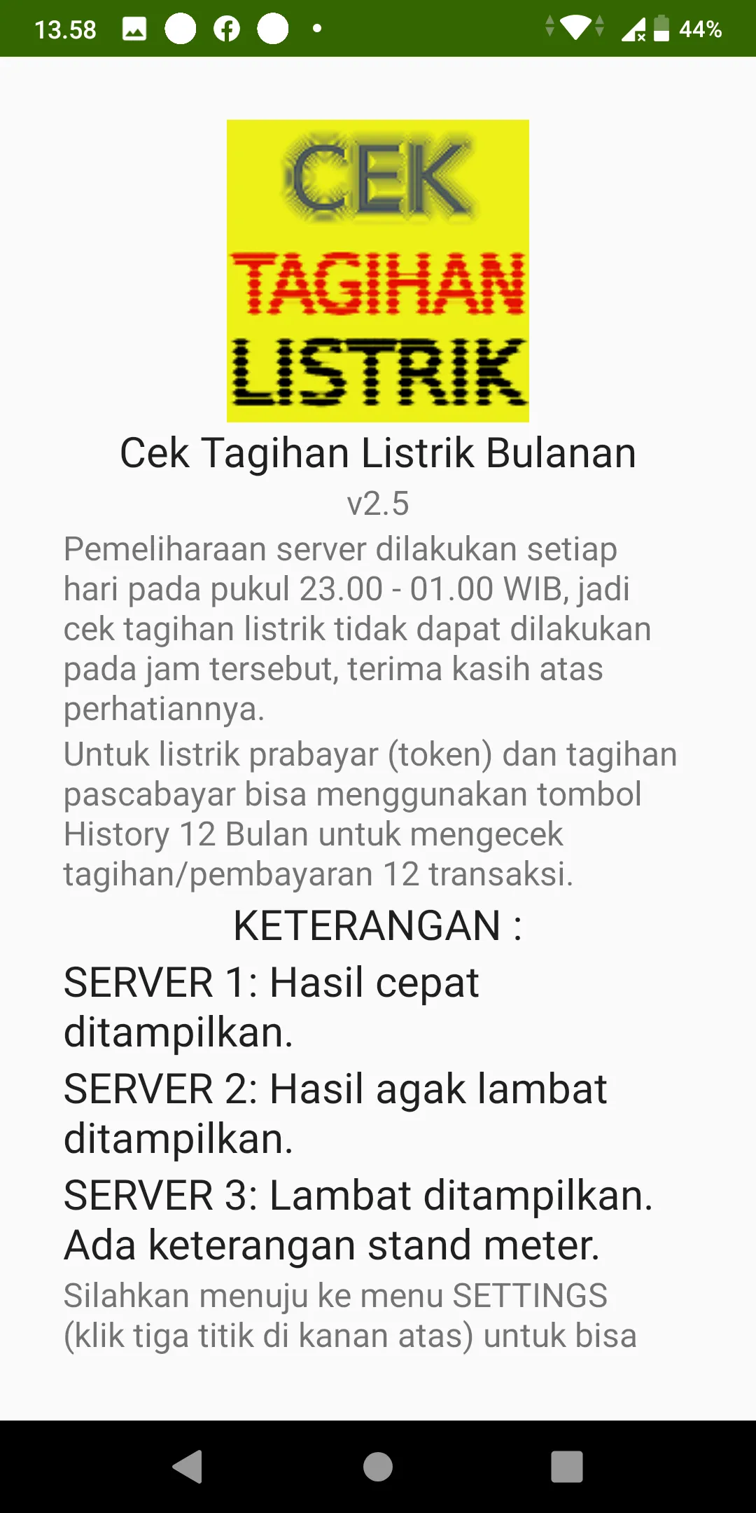 Cek Tagihan Listrik Bulanan | Indus Appstore | Screenshot