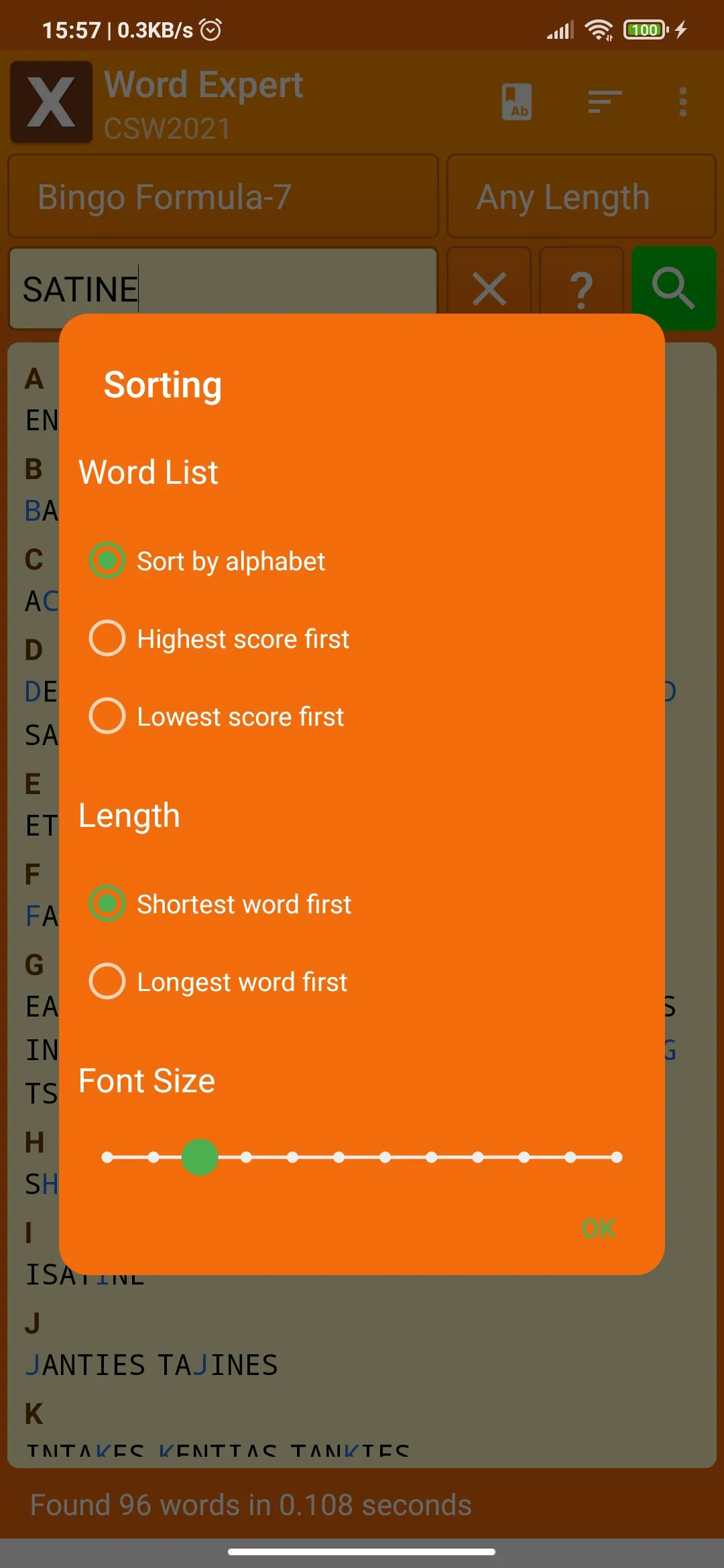 Word Expert (for SCRABBLE) | Indus Appstore | Screenshot