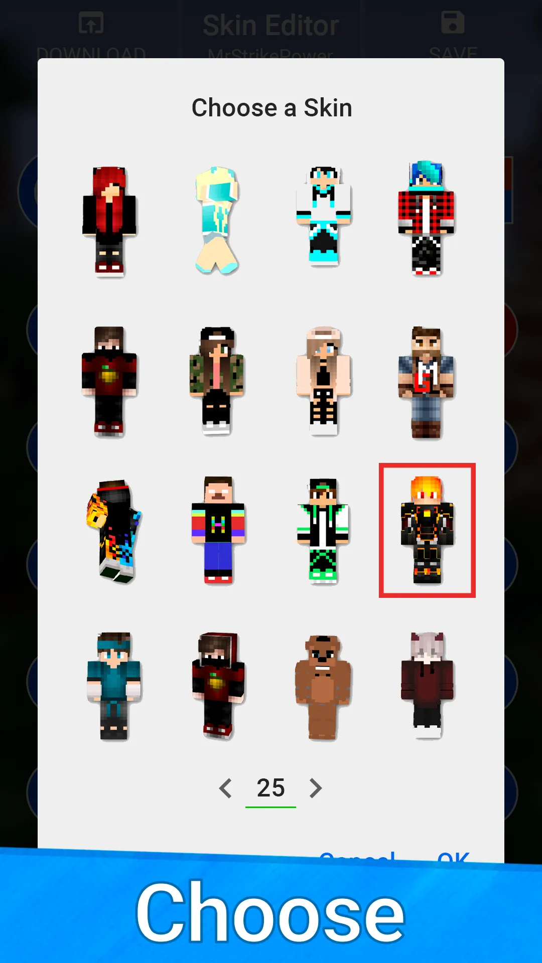 3D Skins Maker for Minecraft | Indus Appstore | Screenshot