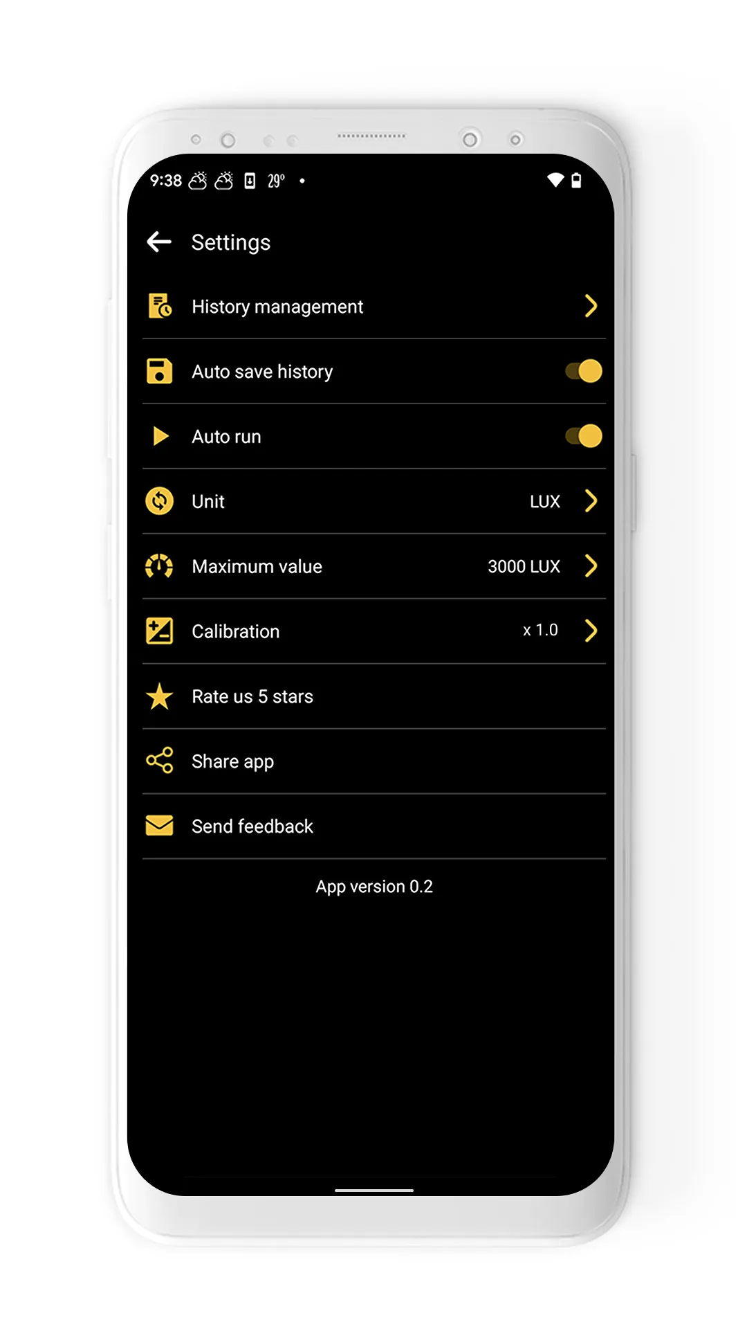 Light Meter - Lux Meter | Indus Appstore | Screenshot