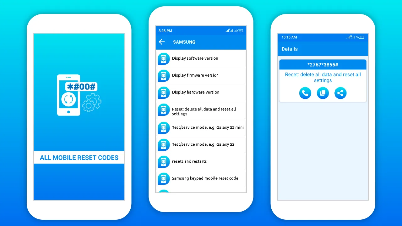 All Phone Reset Codes | Indus Appstore | Screenshot